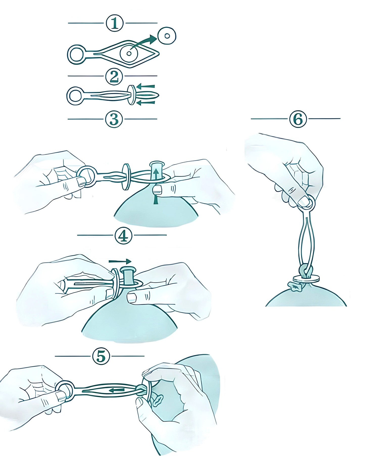 10 automatických úvazků na balónky
