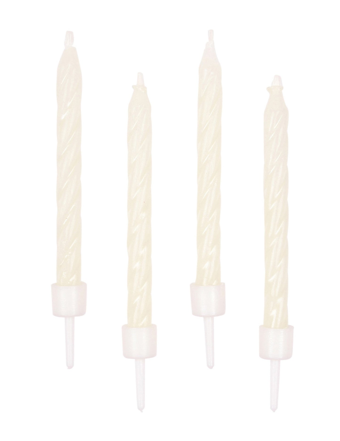 10 fosforeskujících svíček 6 cm