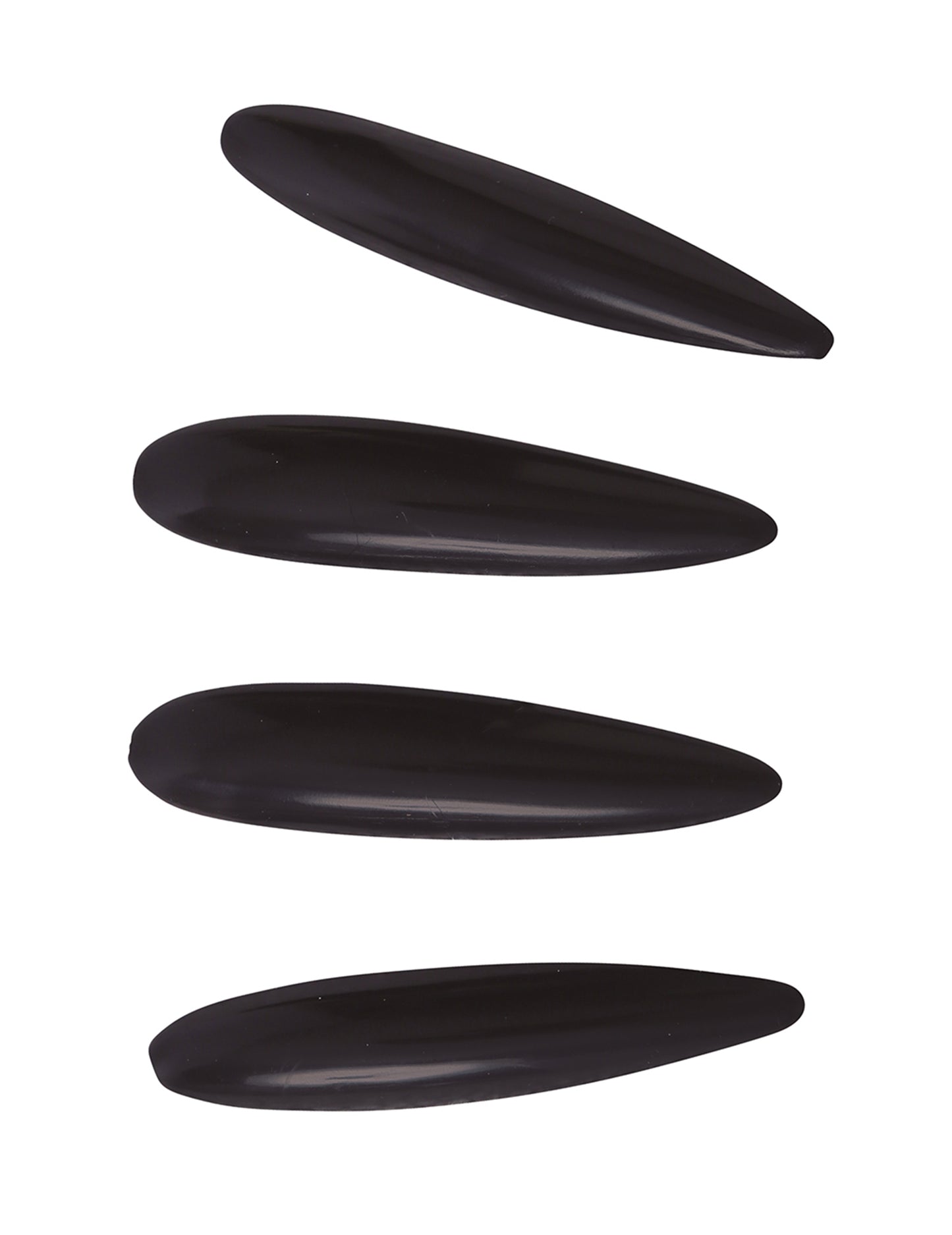 10 černých umělých nehtů pro dospělé na Halloween