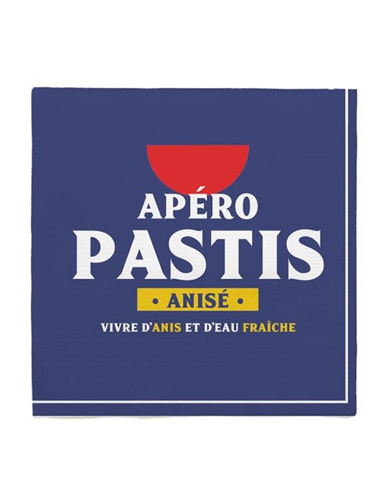 10 malých aperitivových ubrousků