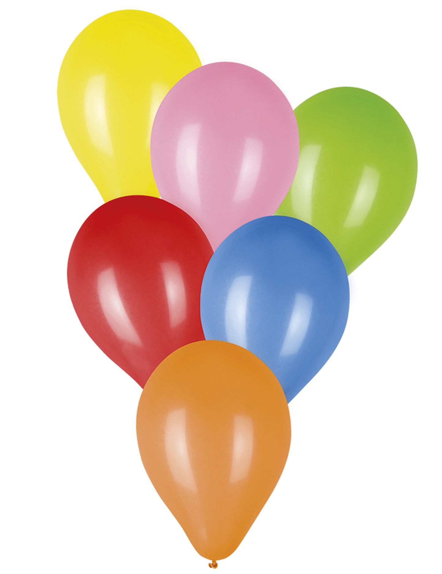 100 vícebarevných balónků 23 cm