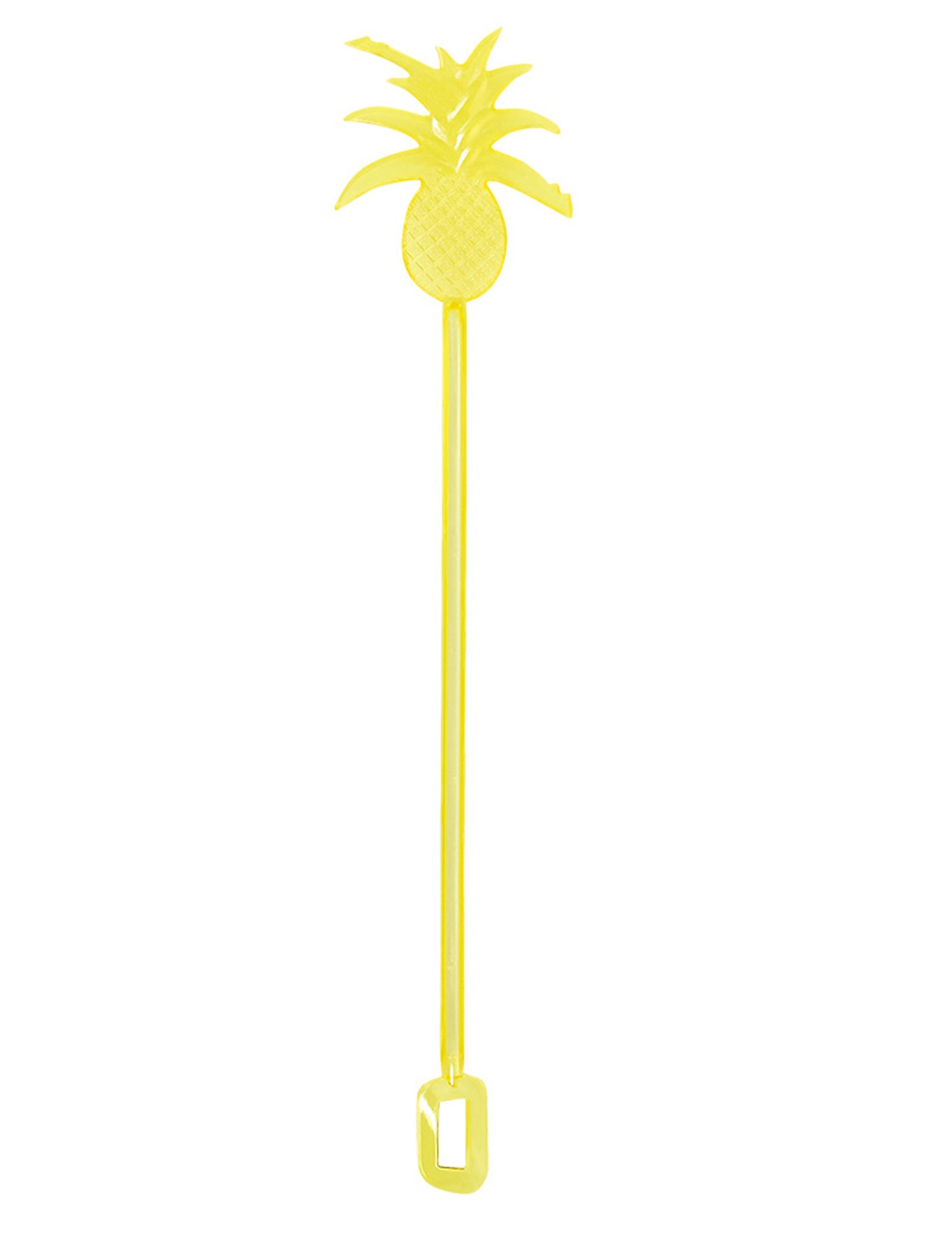 12 Agitateurs à cocktail ananas colorés