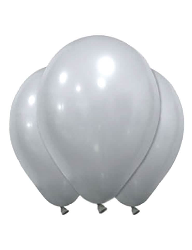 balónky z latexu na oslavu šedá
