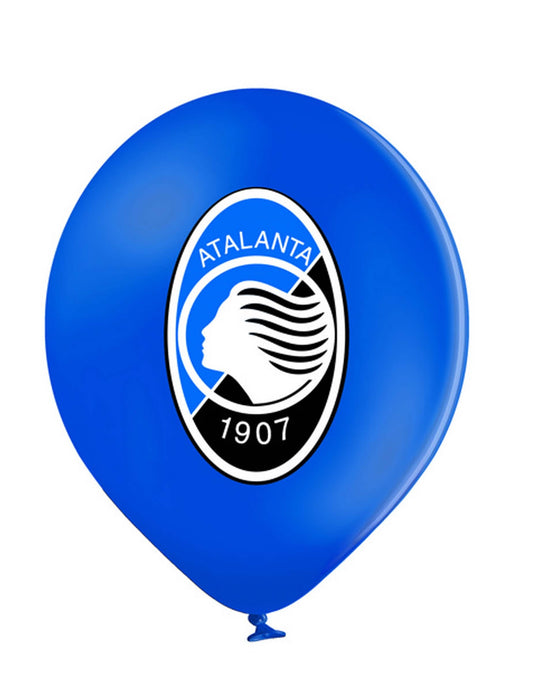 12 modrých a černých latexových balónků Atalanta™ 30 cm