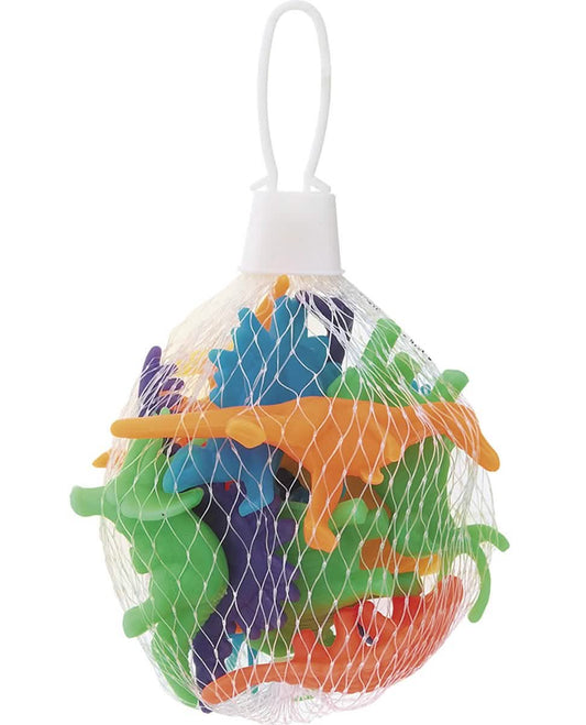 12 miniaturních vícebarevných plastových dinosaurů 5 cm pro piñatas