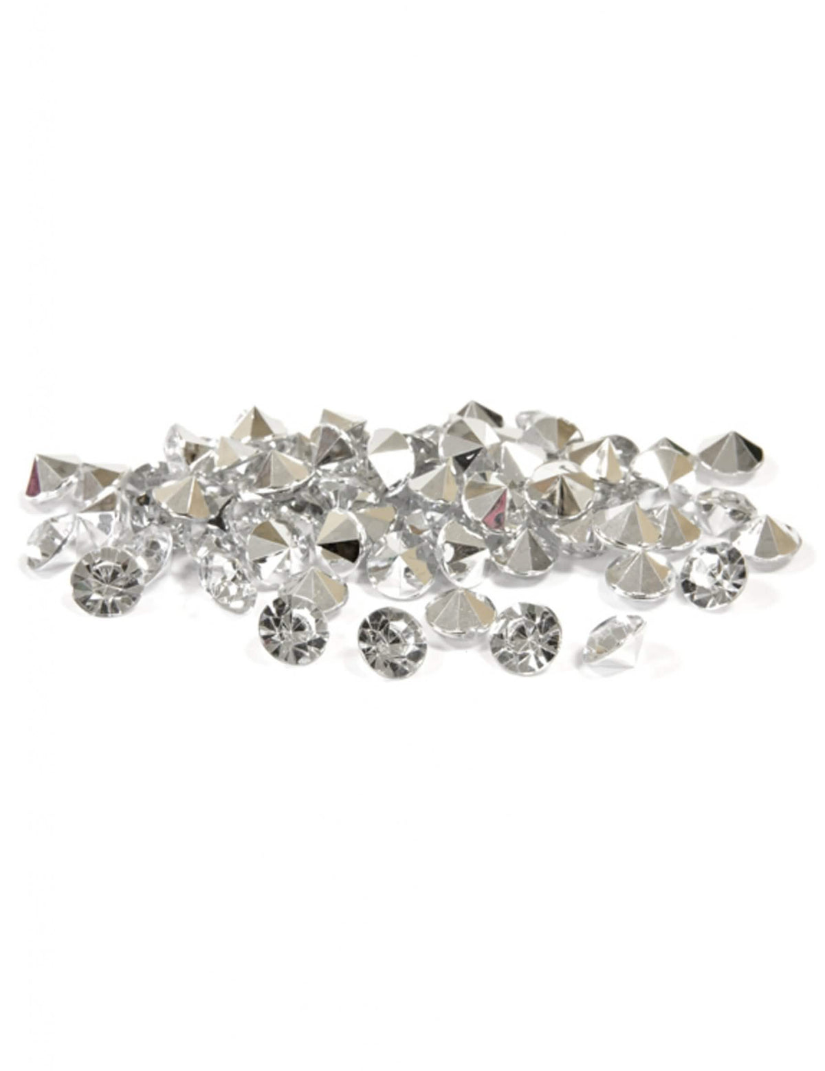 Dekorativní třpytky falešné diamanty pro stříbrná dekoraci