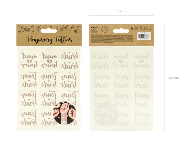 13 Efemmeral Tattoos Team Rose Gold Bride