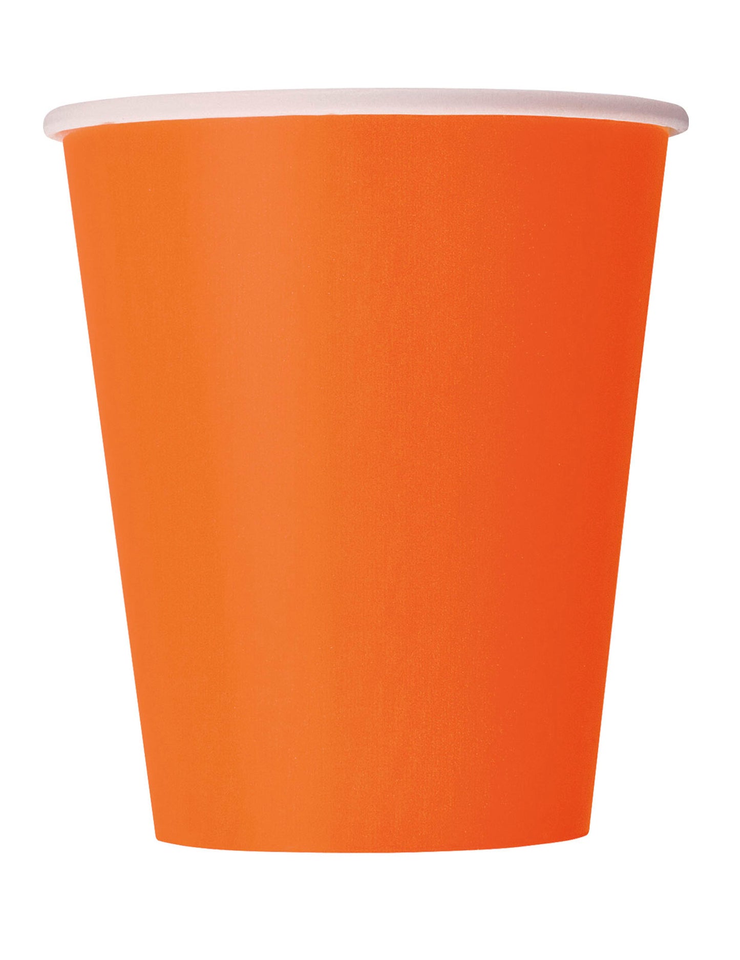 14 pomerančových kartonových šálků 266 ml