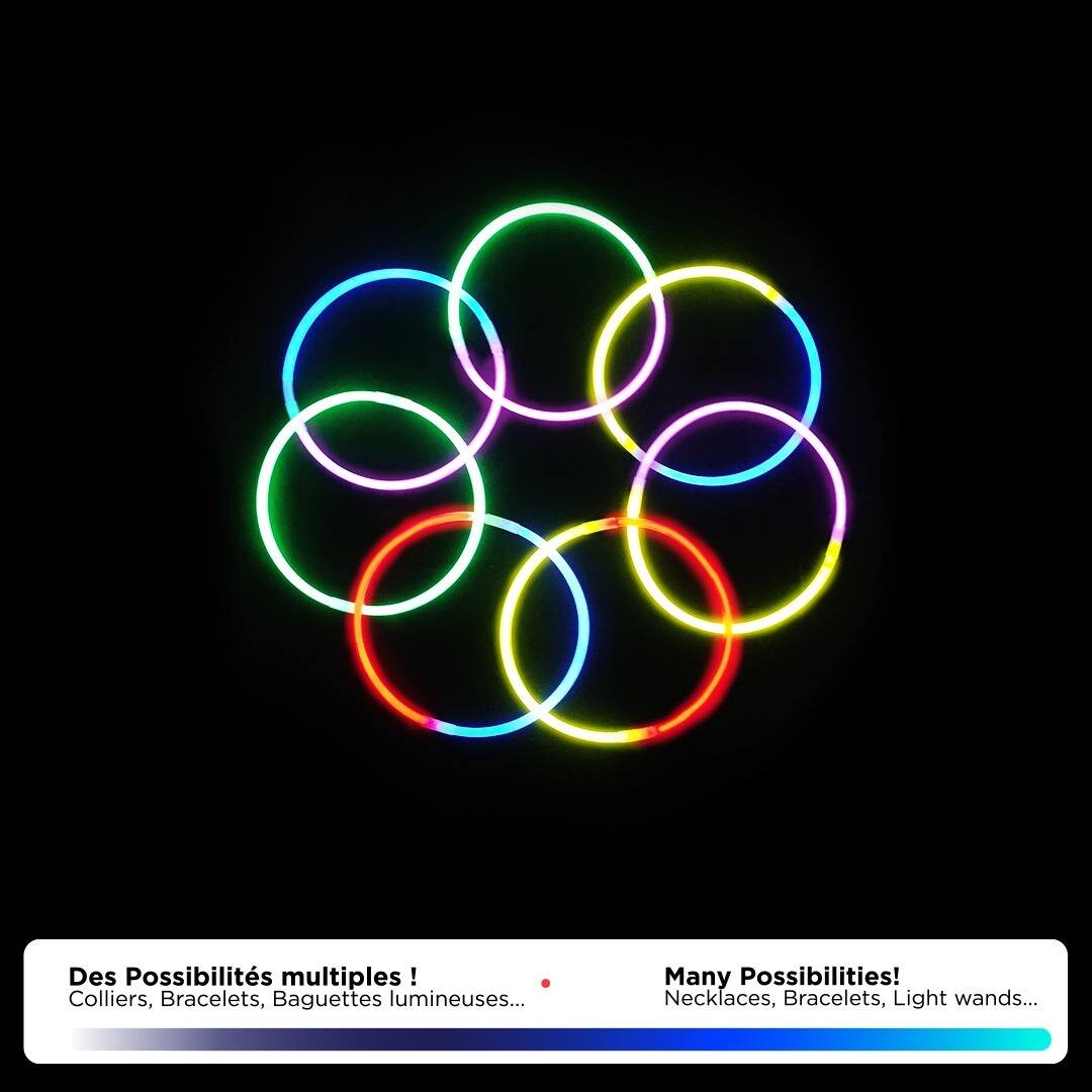 15 světelných náramků