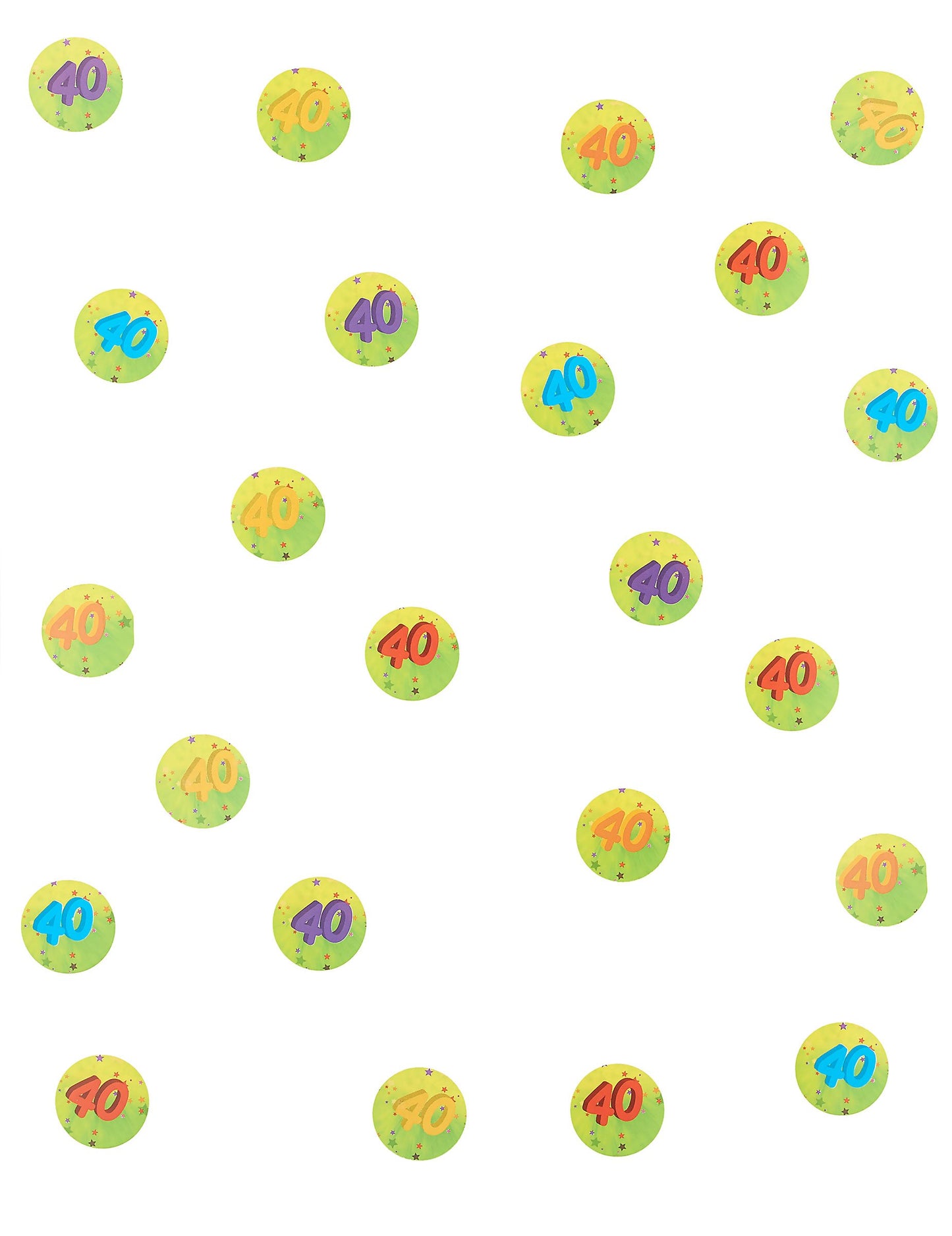 150 konfet na stůl k 40. narozeninám