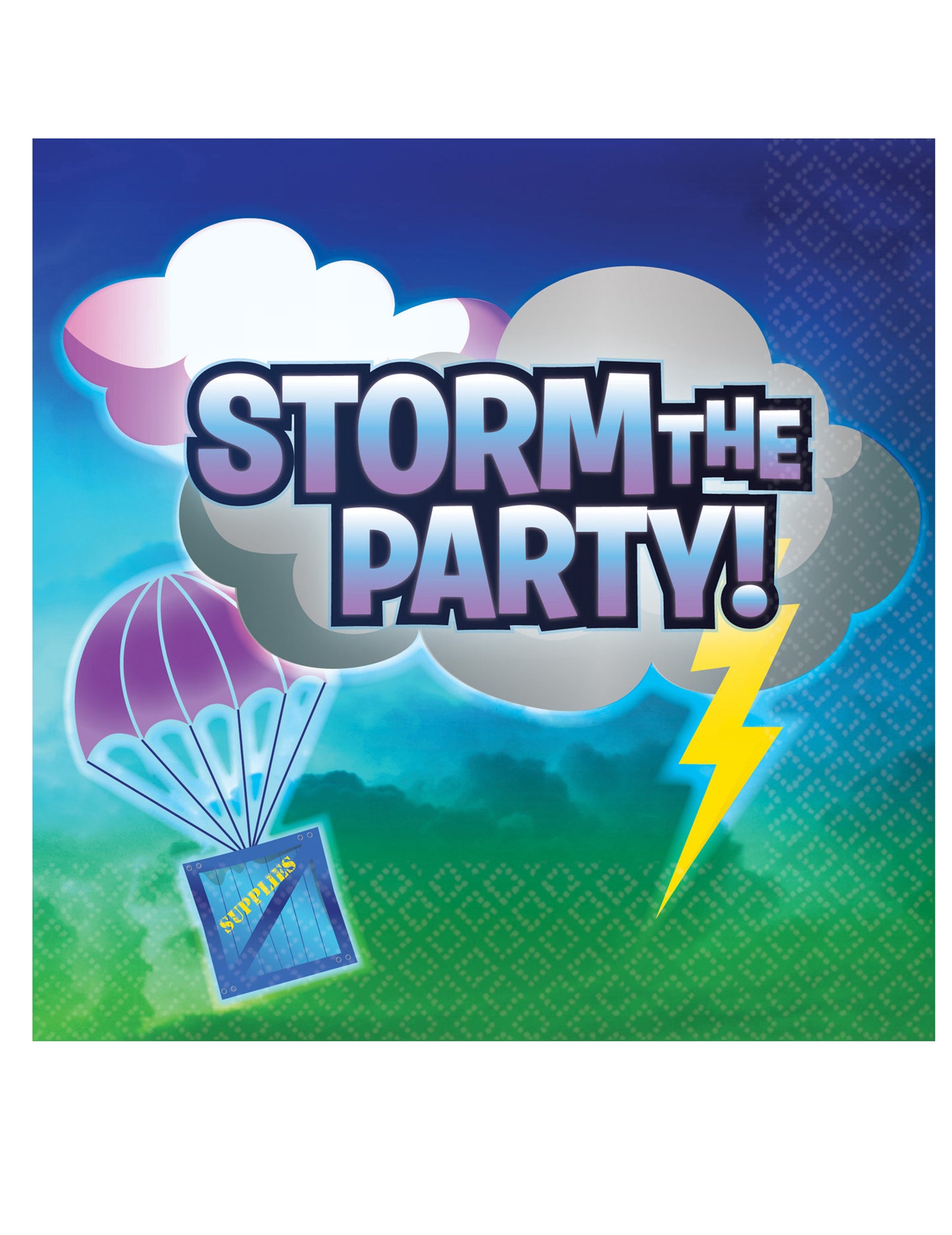 16 papírových ubrousků s motivem Battle Royale 33 x 33 cm