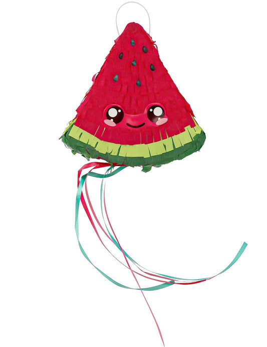 2 mini piňaty Kawaii Party Meloun a avokádo