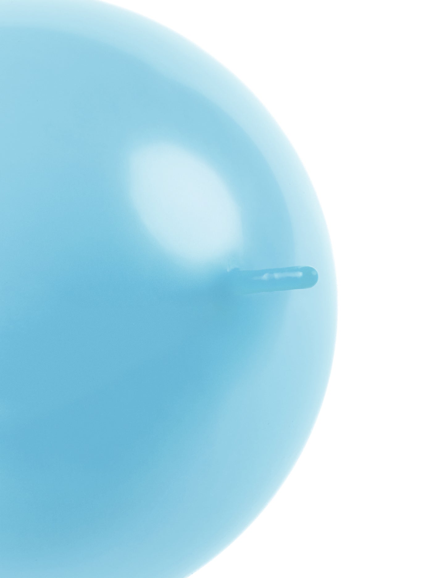 20 Ballons gonflables Bleu pastel à relier 28 cm