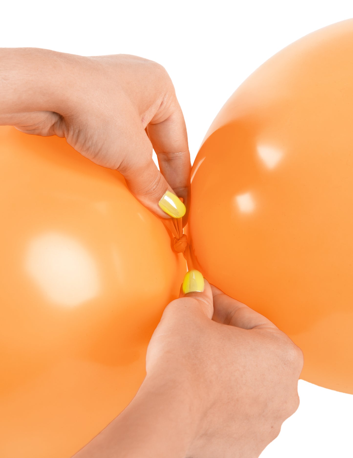 20 Ballons gonflables orange à relier 28 cm