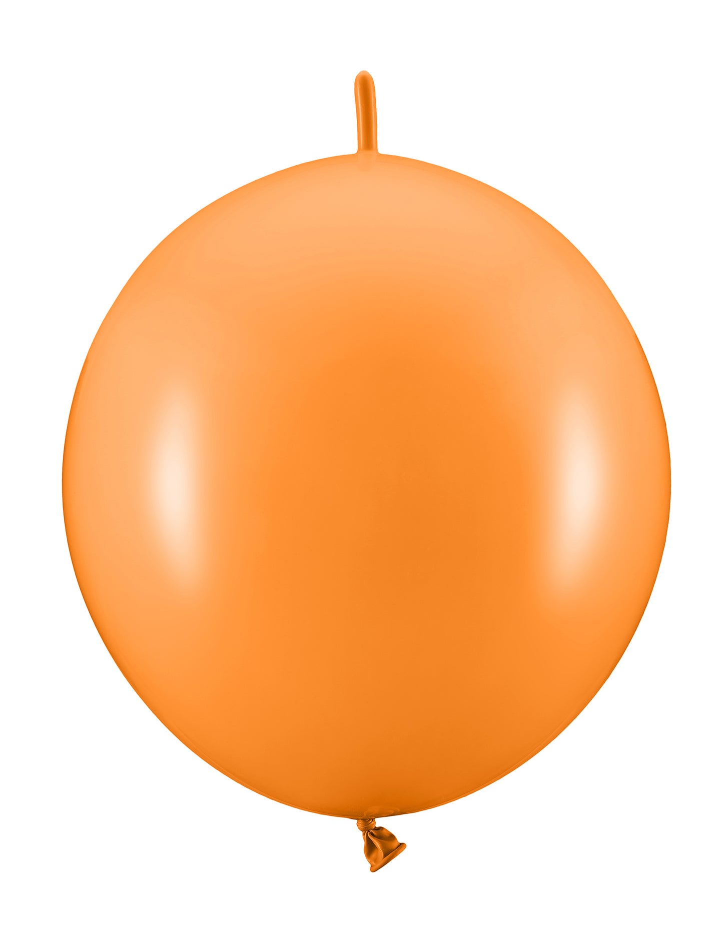 20 Ballons gonflables orange à relier 28 cm
