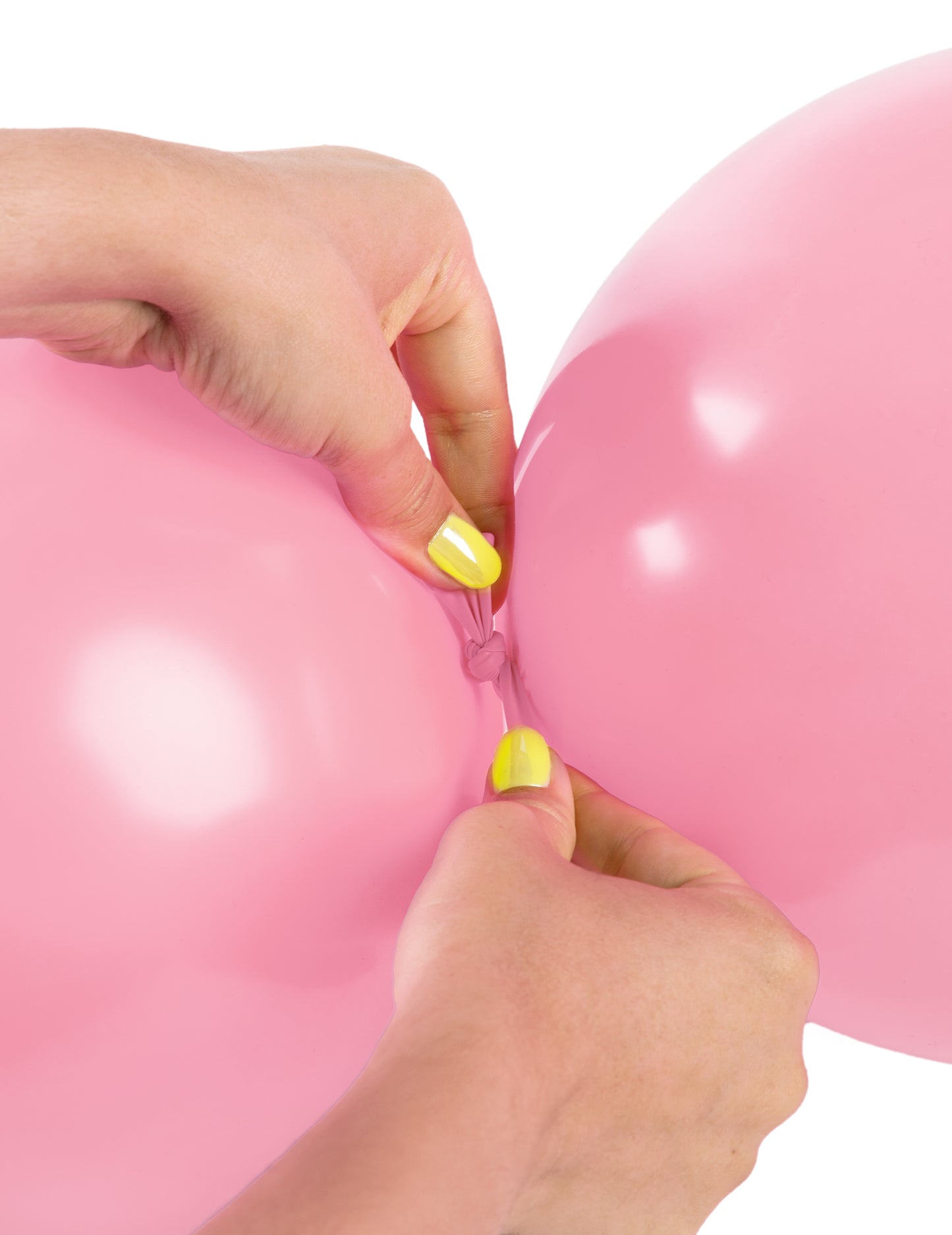 20 pastelově růžových nafukovacích balónků k propojení 28 cm