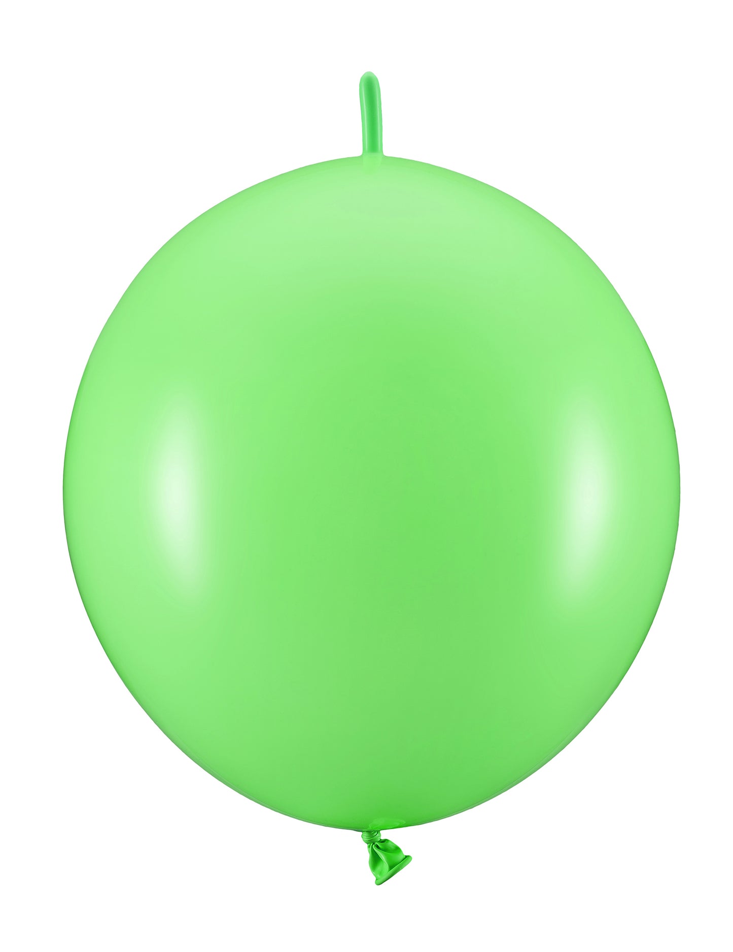 20 Ballons gonflables Vert clair à relier 28 cm