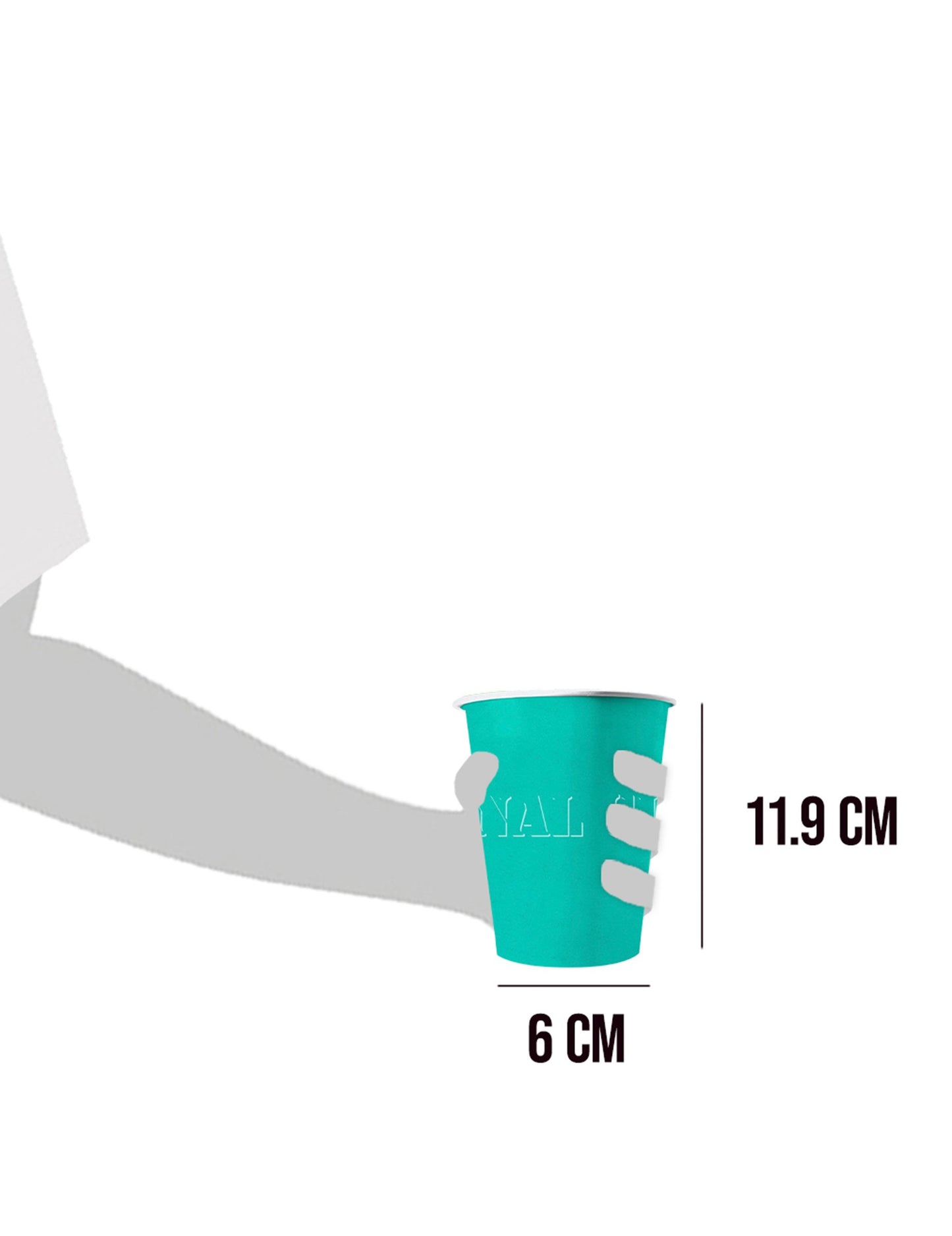 20 amerických pohárů recyklovatelné lepenkové léto 53 cl