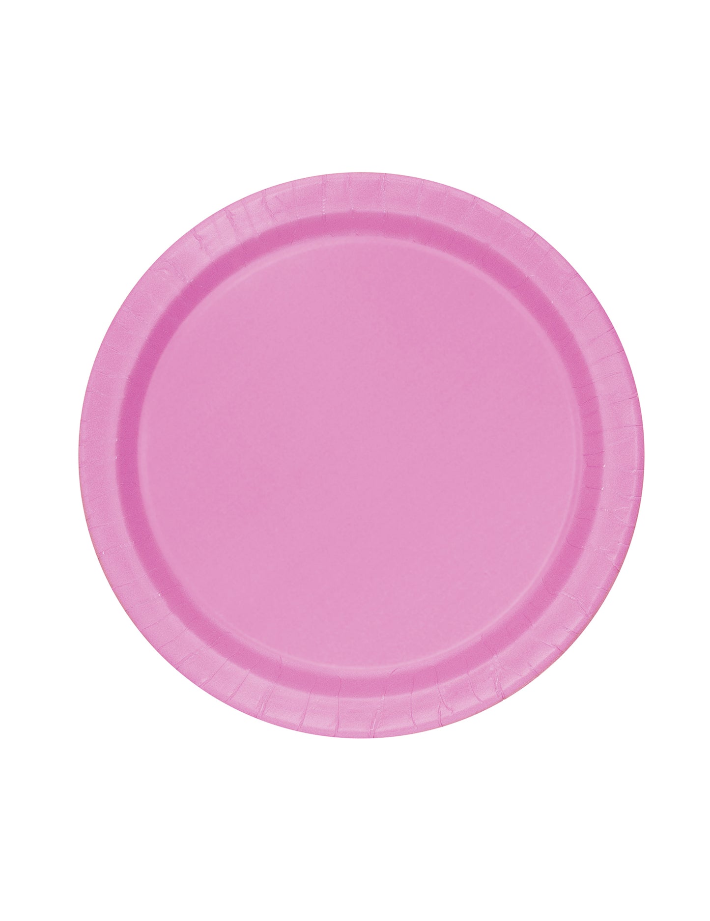 20 malých růžových papírových talířů 18 cm