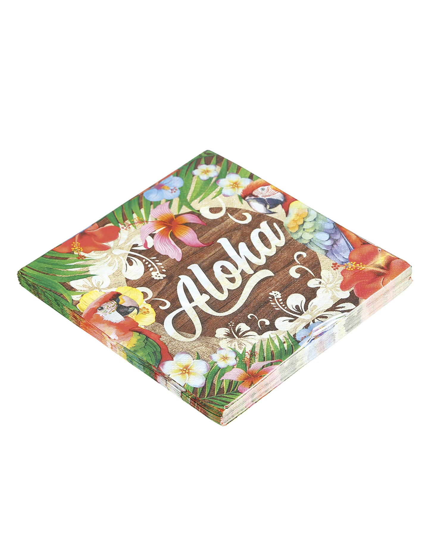 20 Serviettes Aloha Hawaï 16 x 16 cm