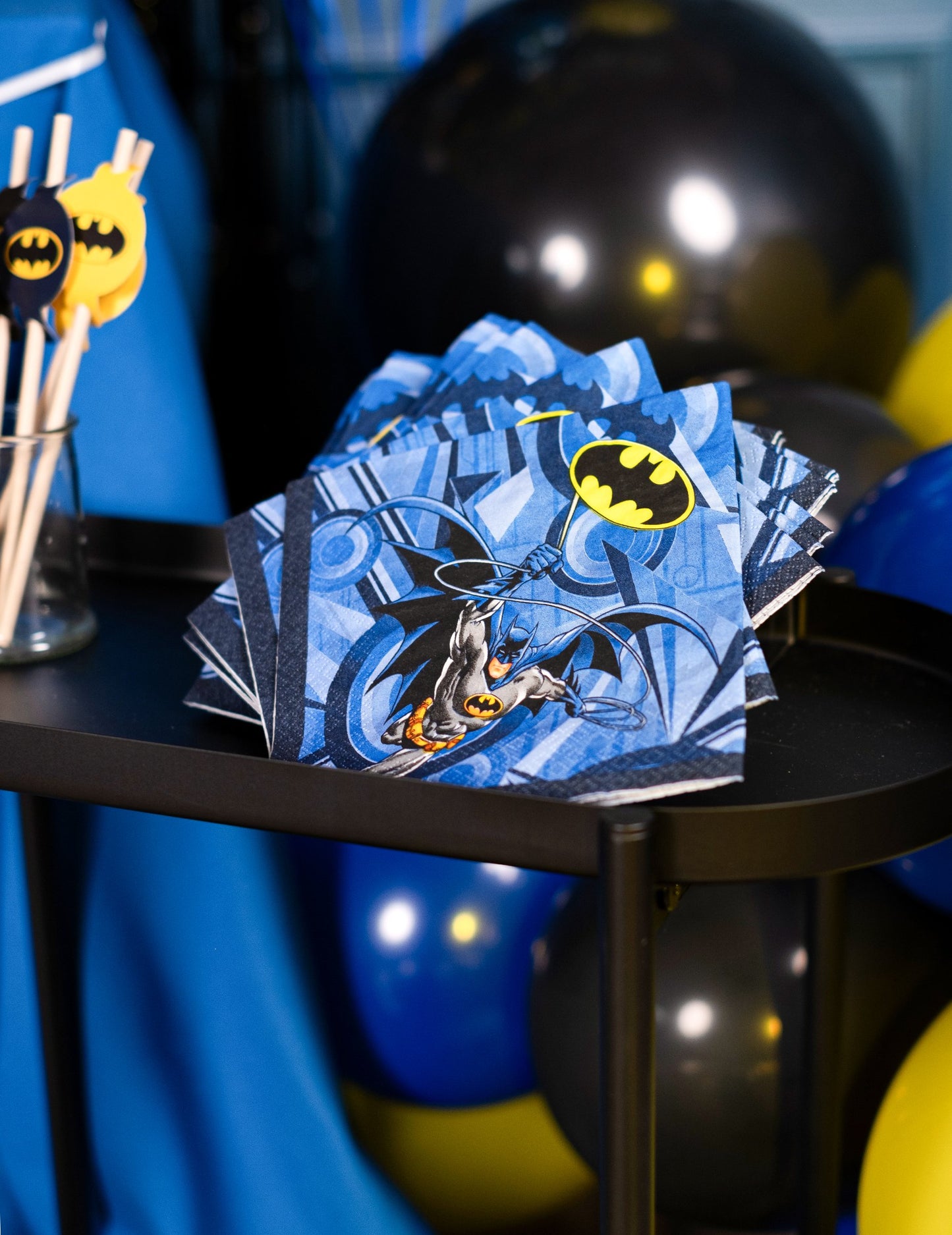 20 papírových ubrousků s motivem Batmana 33 x 33 cm