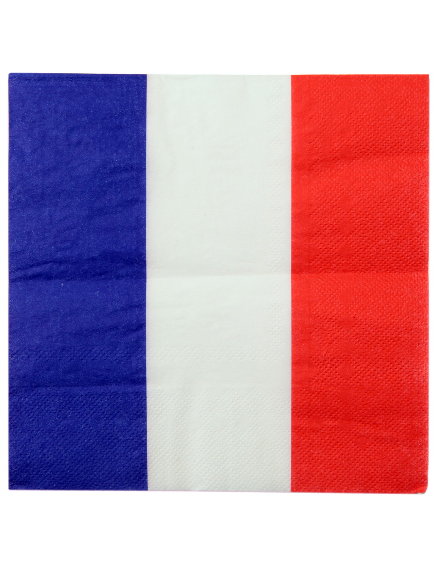 Serviettes en papier France pour fête bleu blanc rouge