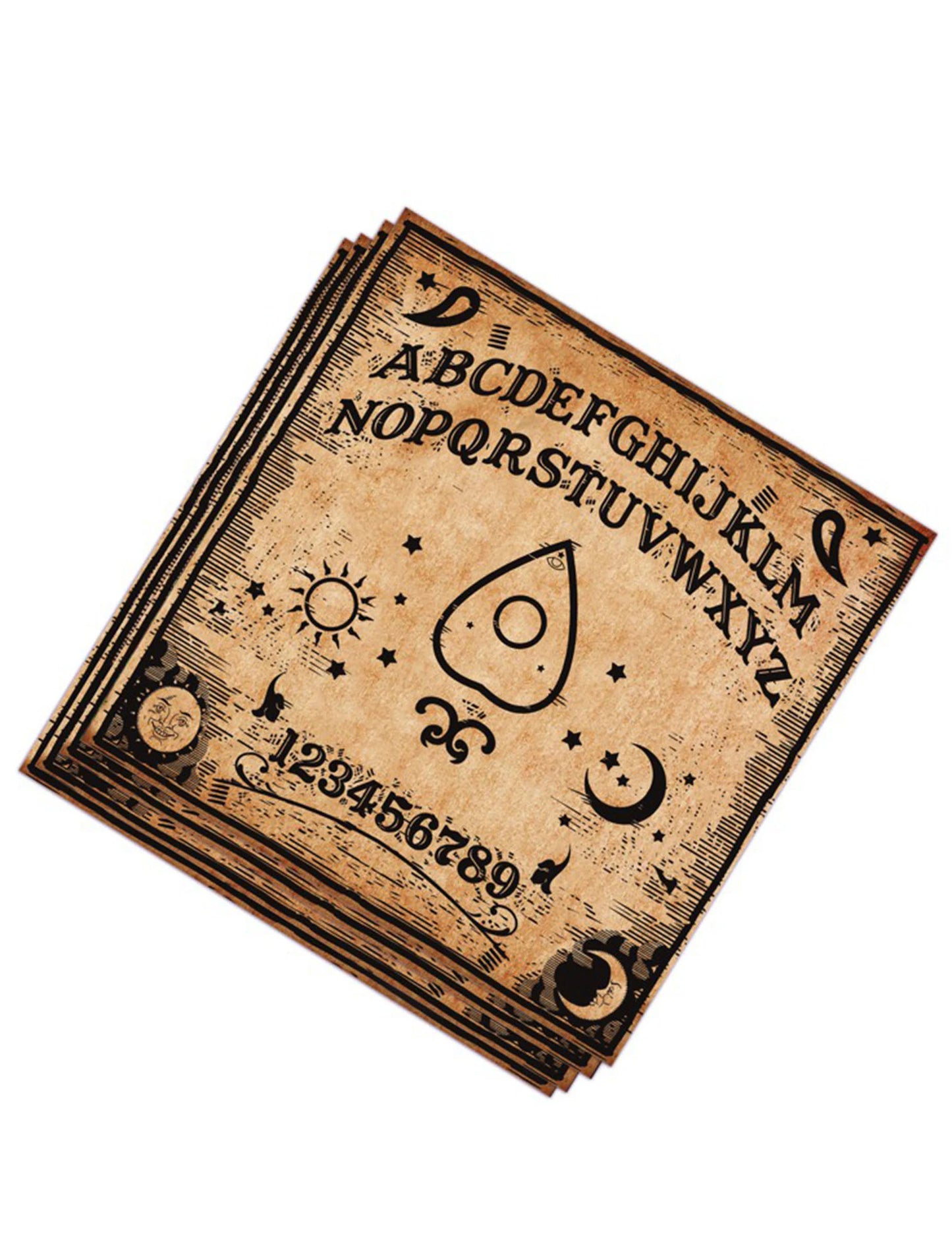 20 papírových ubrousků Ouija 33 x 33 cm