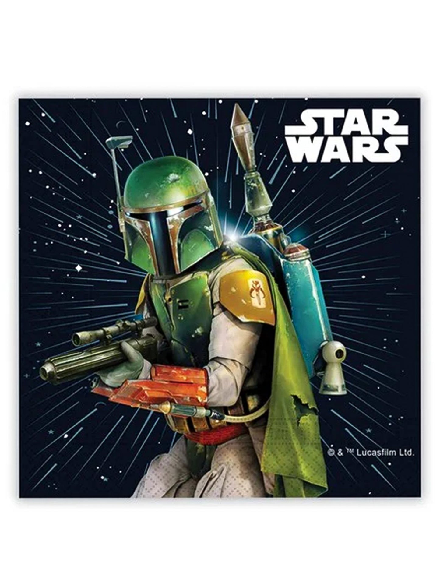 20 papírových ubrousků Star Wars Galaxy™ 33 x 33 cm