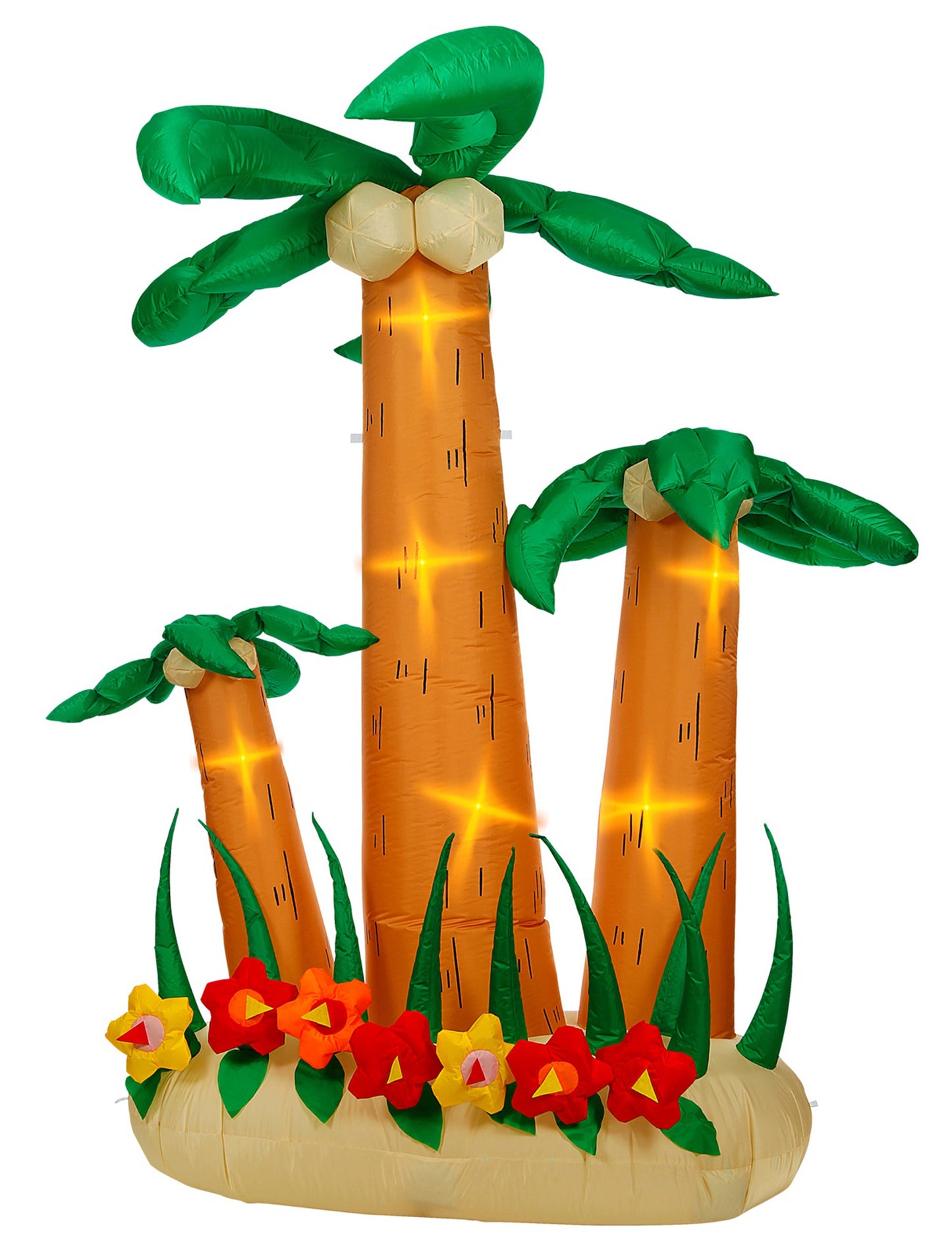 3 obří nafukovací palmy 240 cm