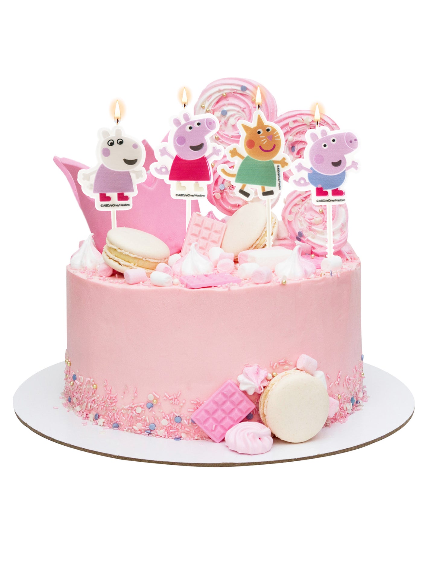 4 Bougies anniversaire Peppa Pig