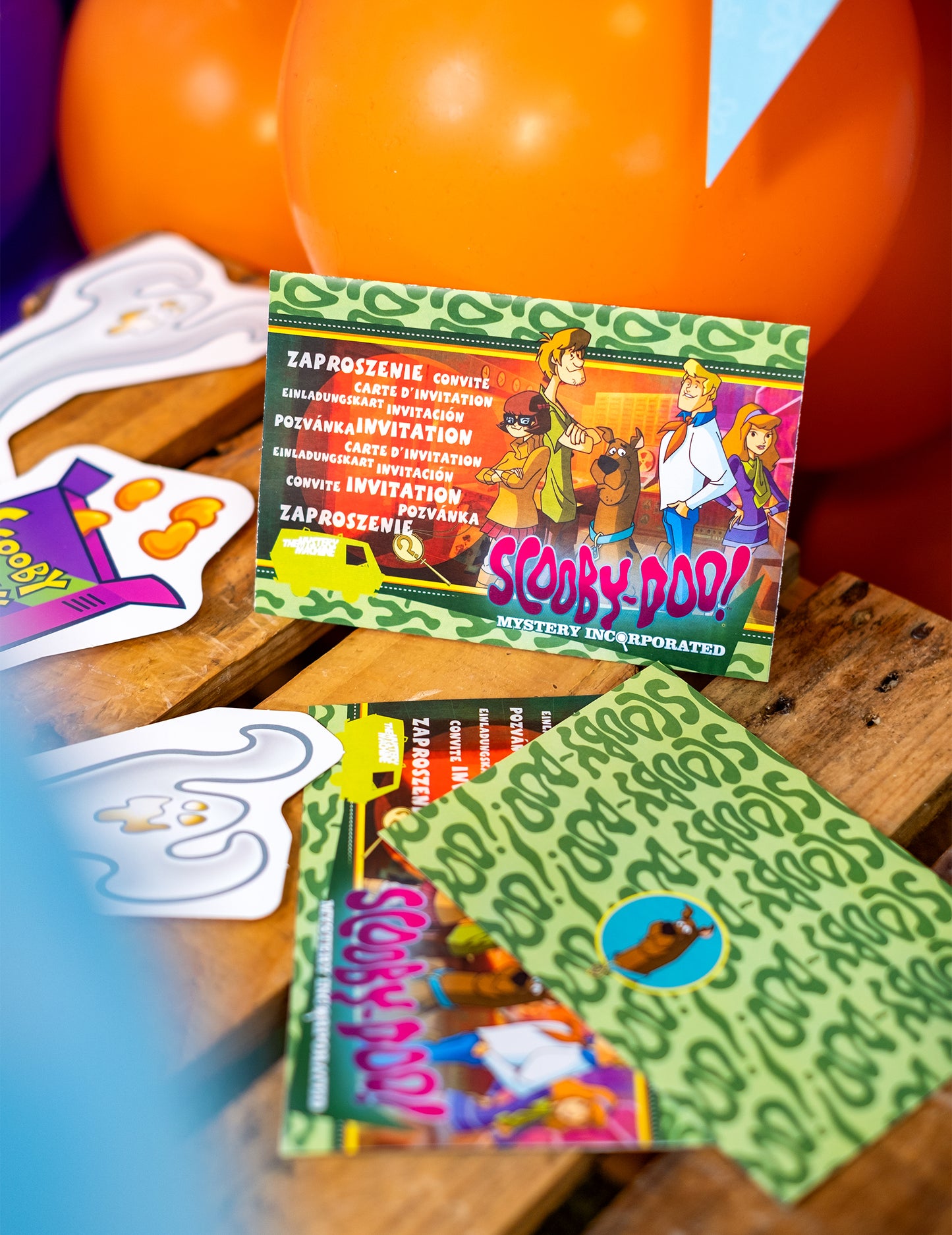 4 pozvánky Scooby Doo