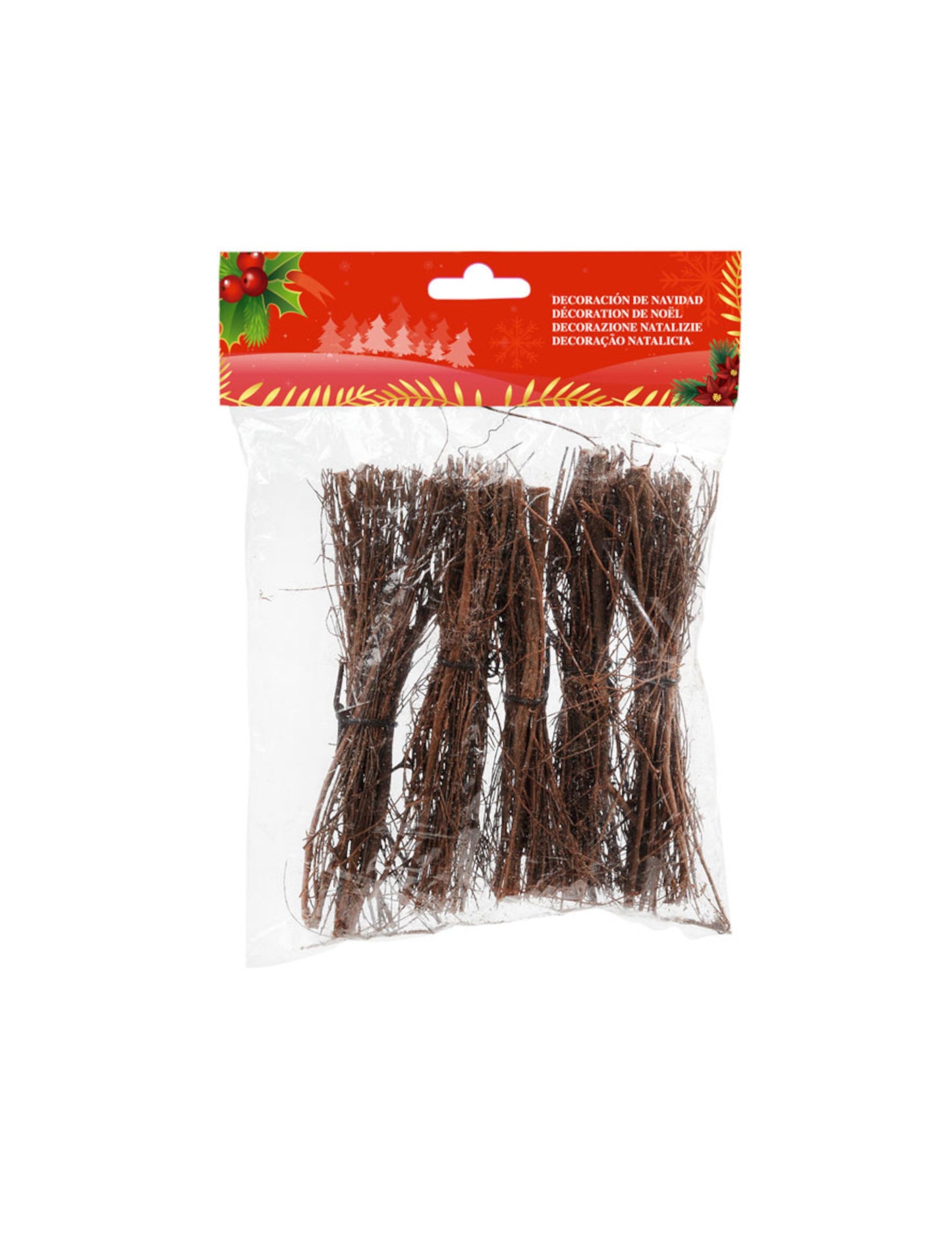 5 malých svazků dřeva 15 cm