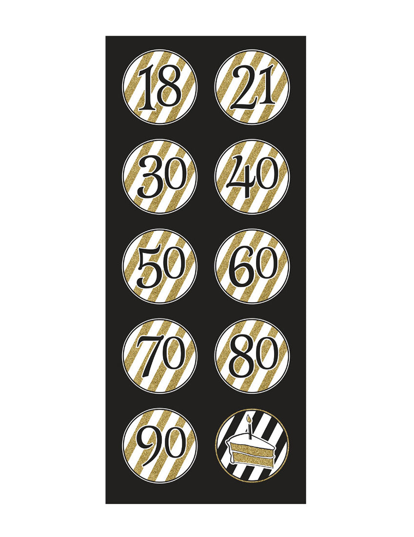 5 černo-zlatých spirálových závěsných svítidel k 80. výročí cm