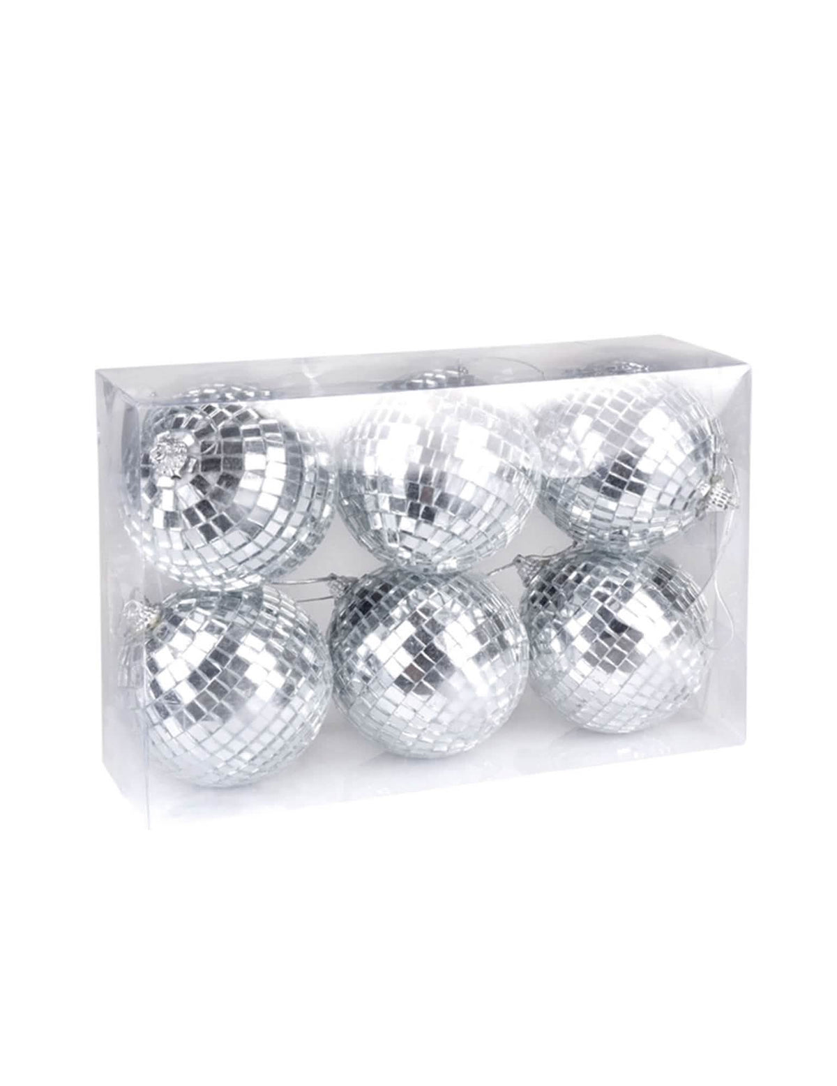 Sada 6 kusů v jejich průhledné krabičce s diskokoulí disco