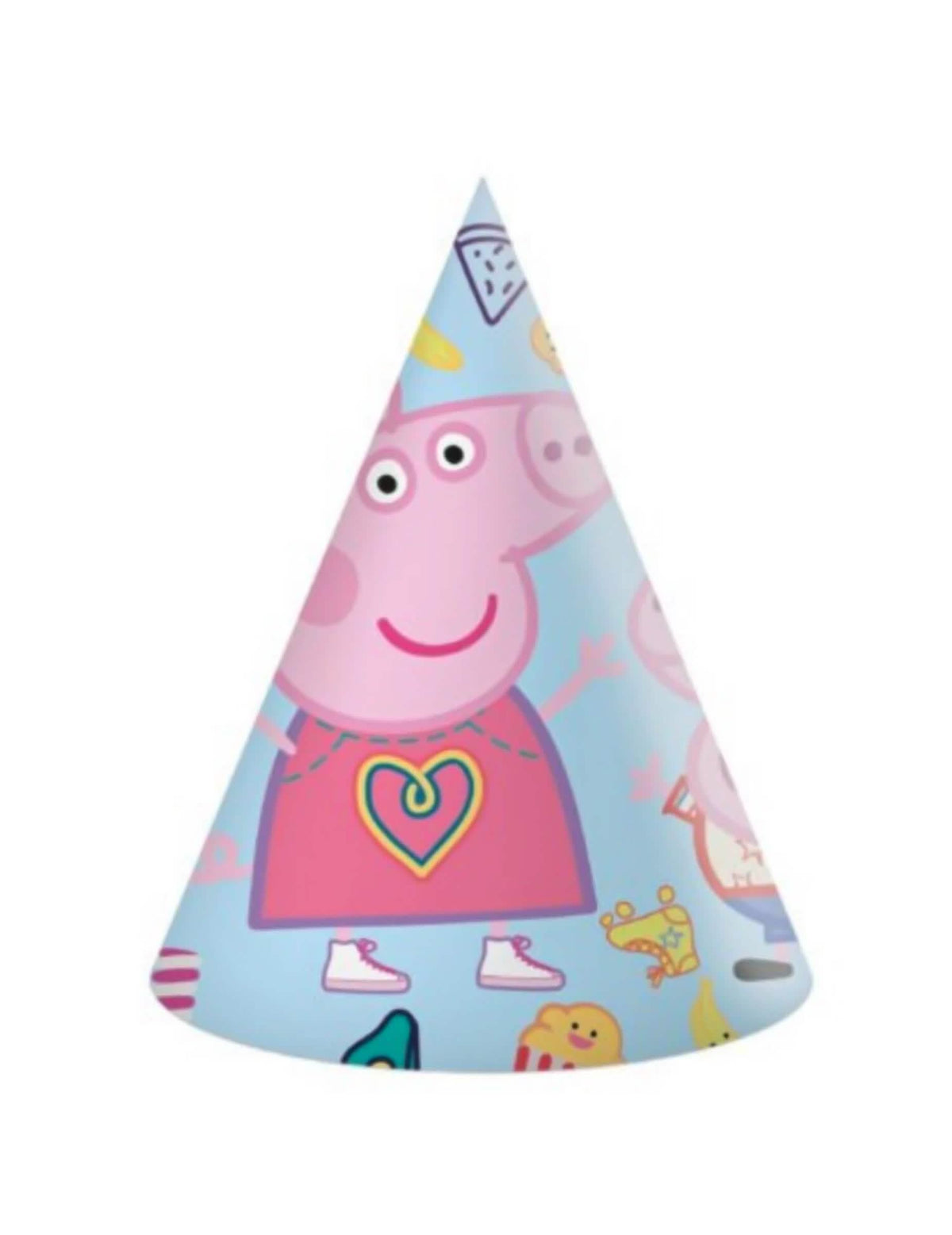 Party klobouk Prasátko Peppa pro dítě modrá
