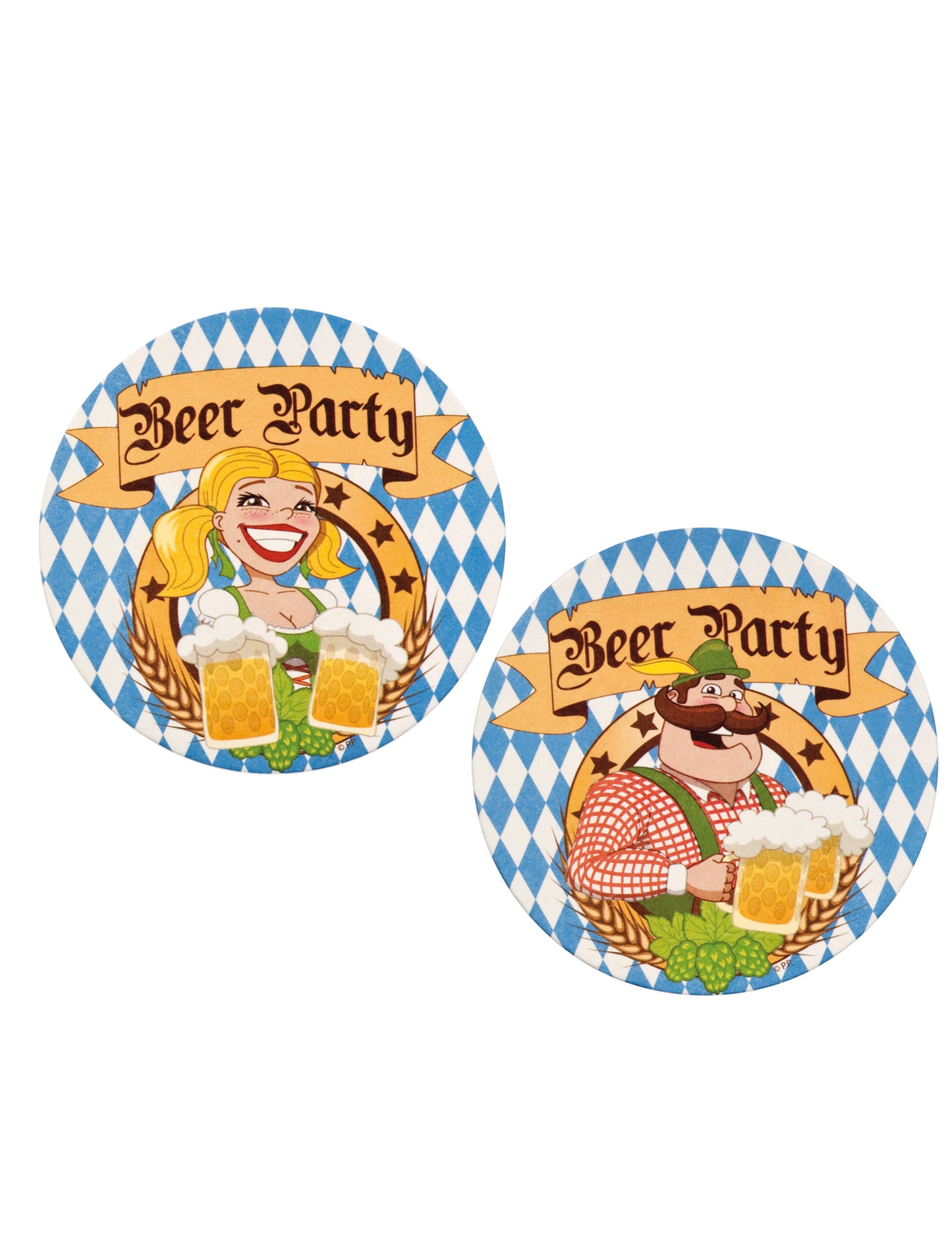 10 tácků s motivem pivního festivalu 10 cm