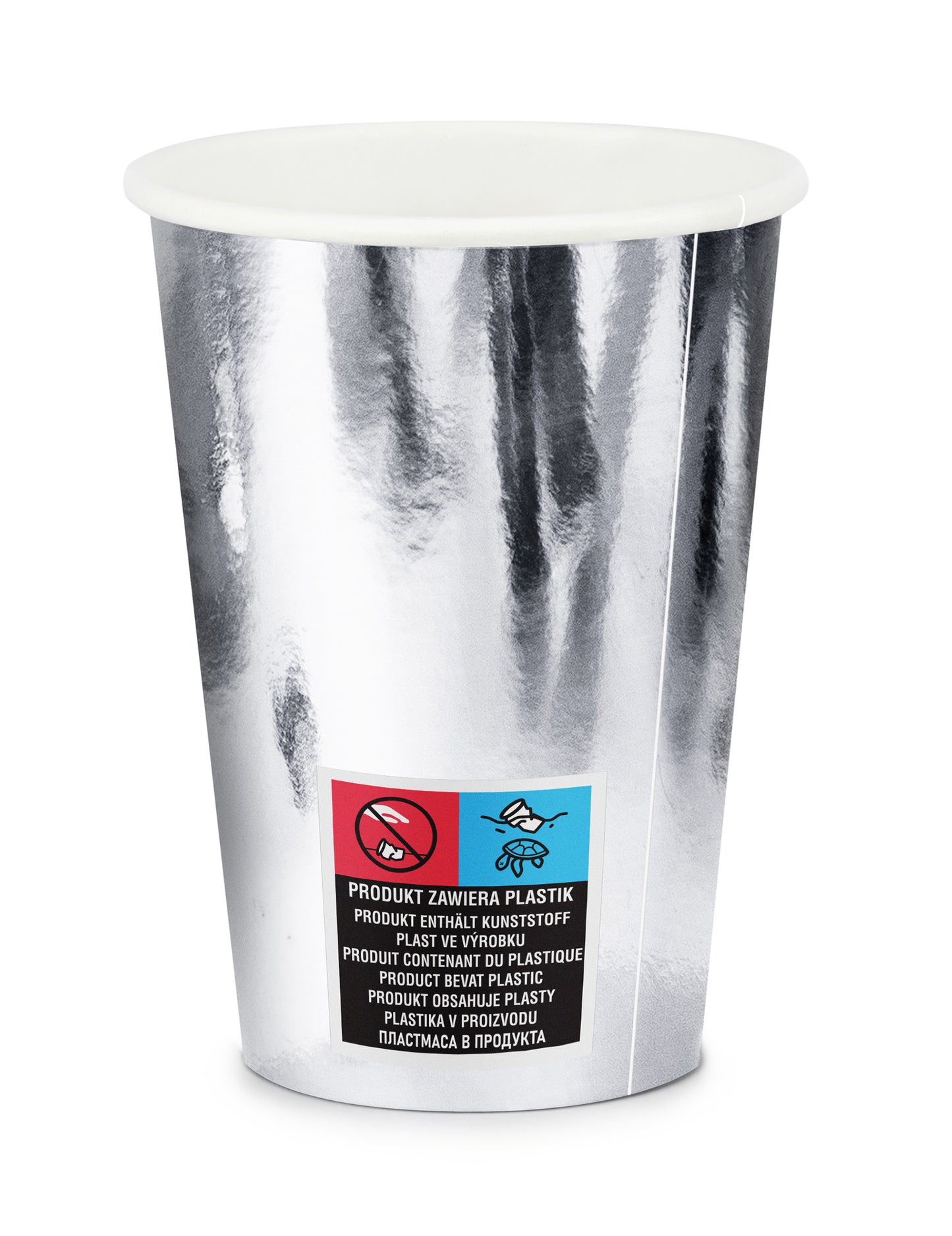 6 stříbrných hrnečků 220 ml