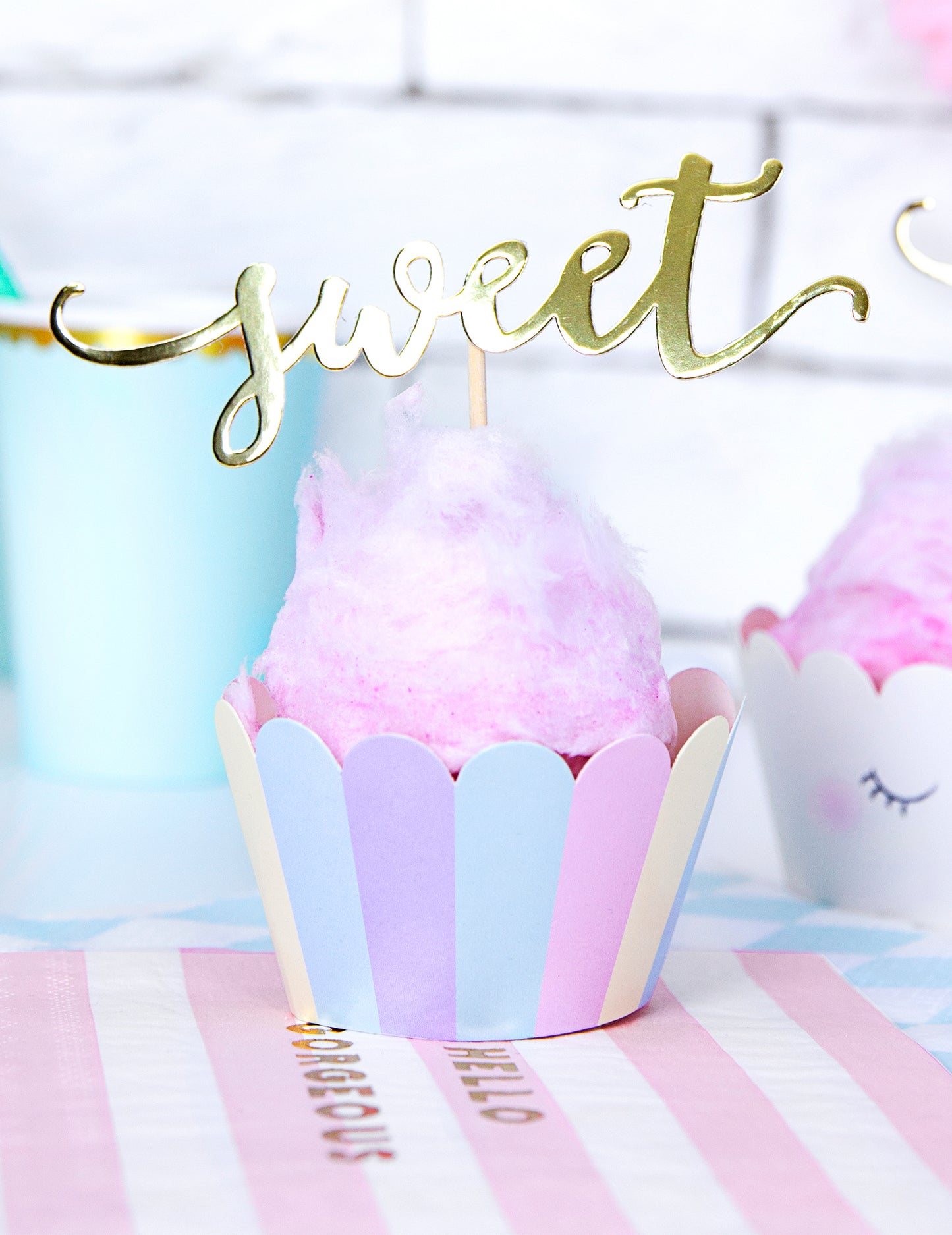 6 košíčků s jednorožcem 7,5 x 5 cm