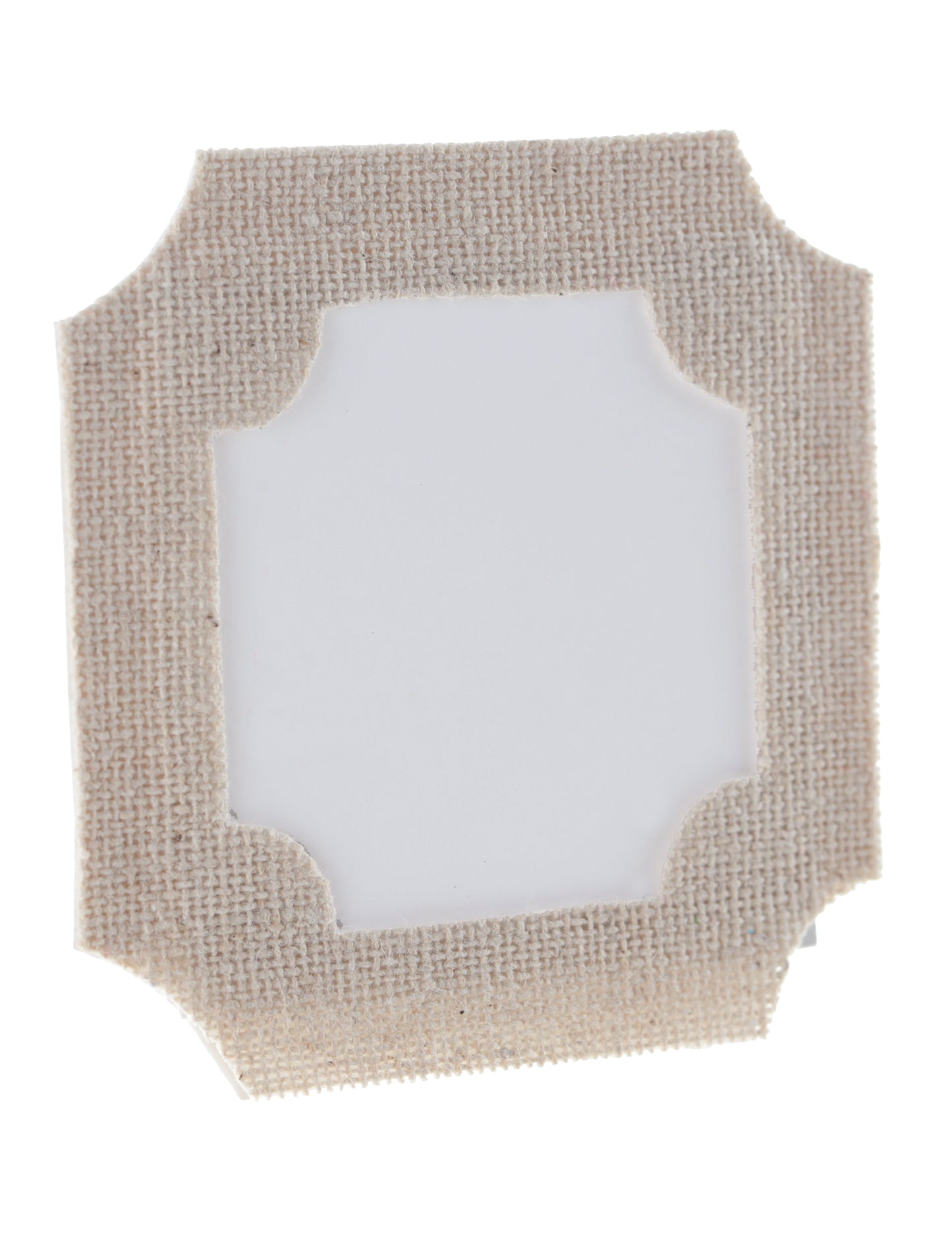 6 papírových a bavlněných fixů ve tvaru rámečku 6 x 6 cm na svatbu