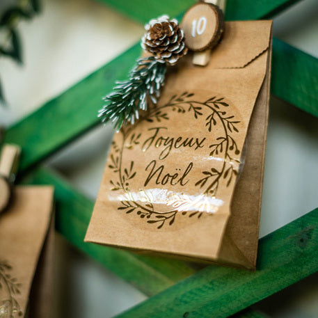 6 malých kraftových sáčků 7,5 x 12,5 cm