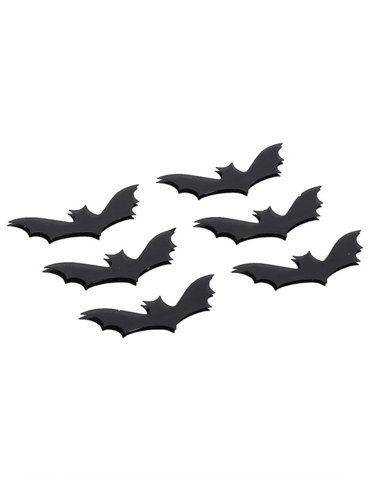Vue rapprochée des 6 stickers pour peau chauve-souris