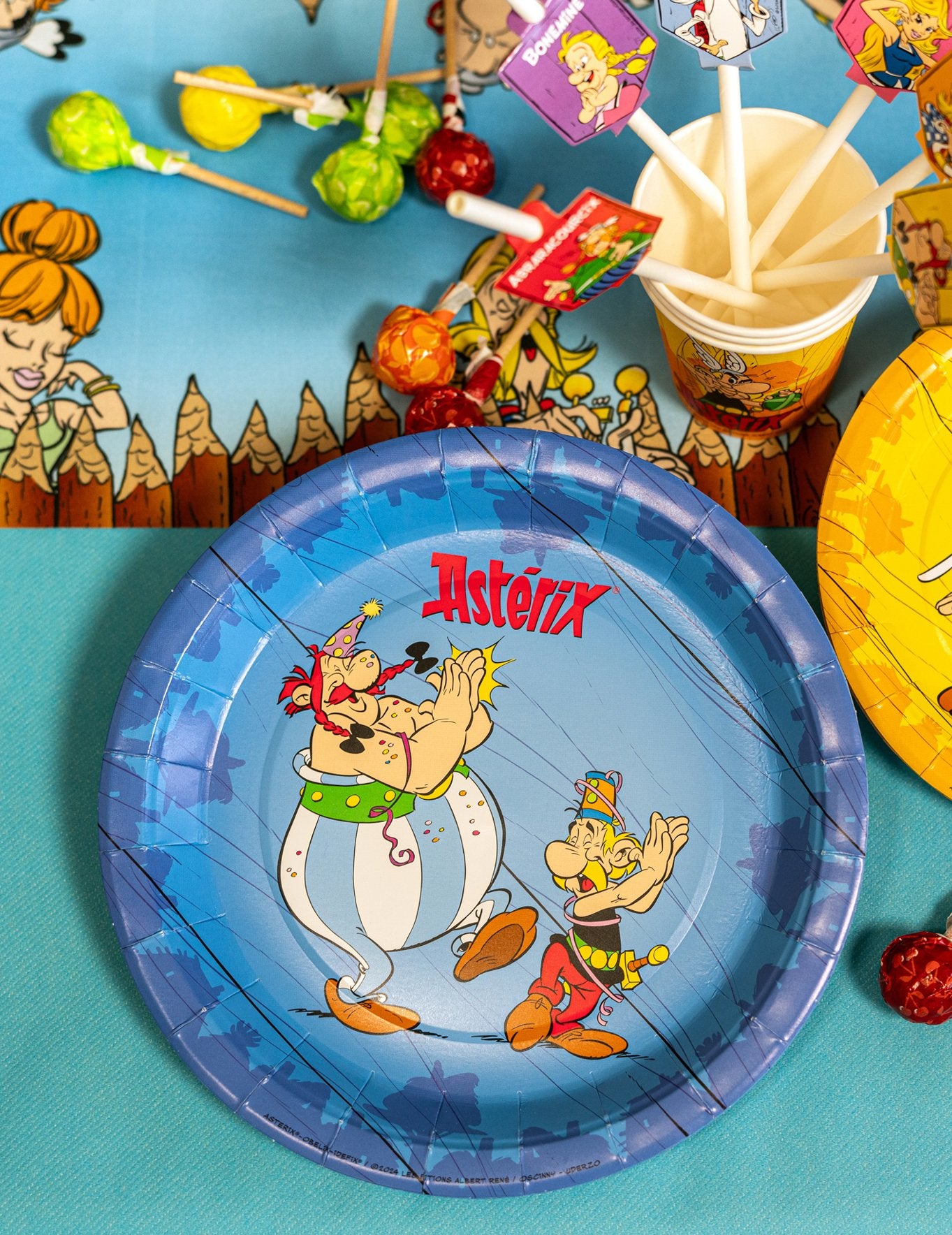 8 Asterixových talířů 23 cm