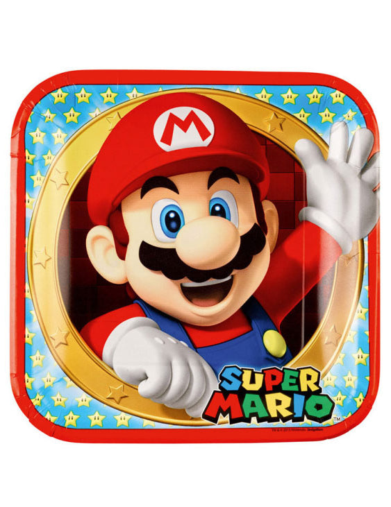8 Super Mario 23 cm kartonové desky