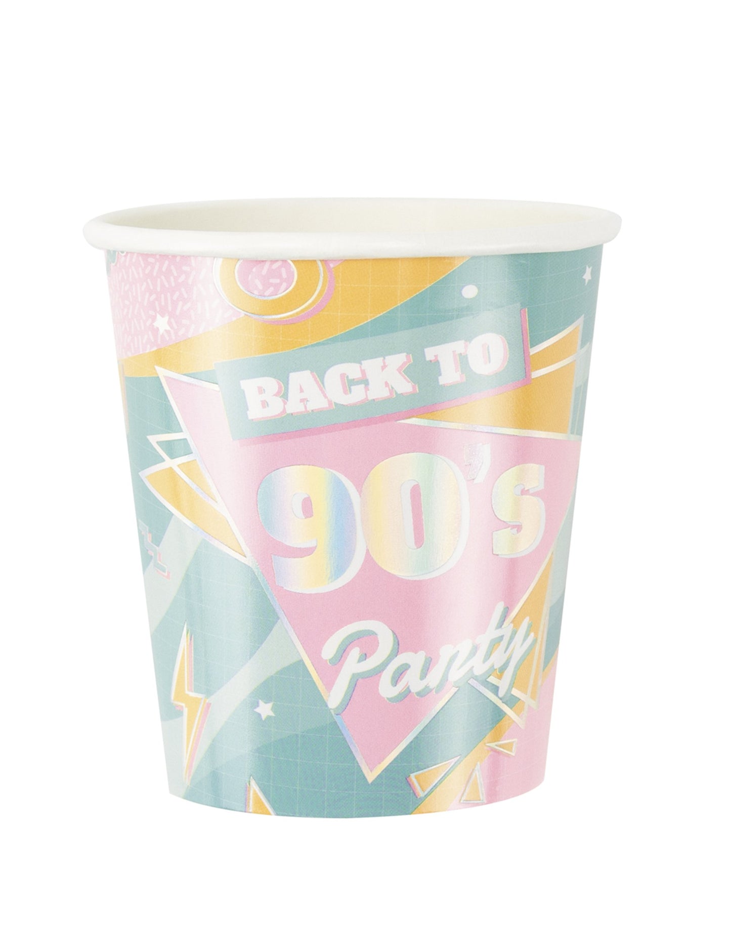 8 kartonových kelímků z 90. let