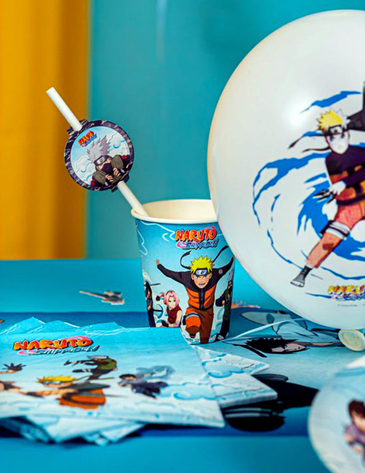 8 papírových kelímků Naruto Shippuden™ 250 ml