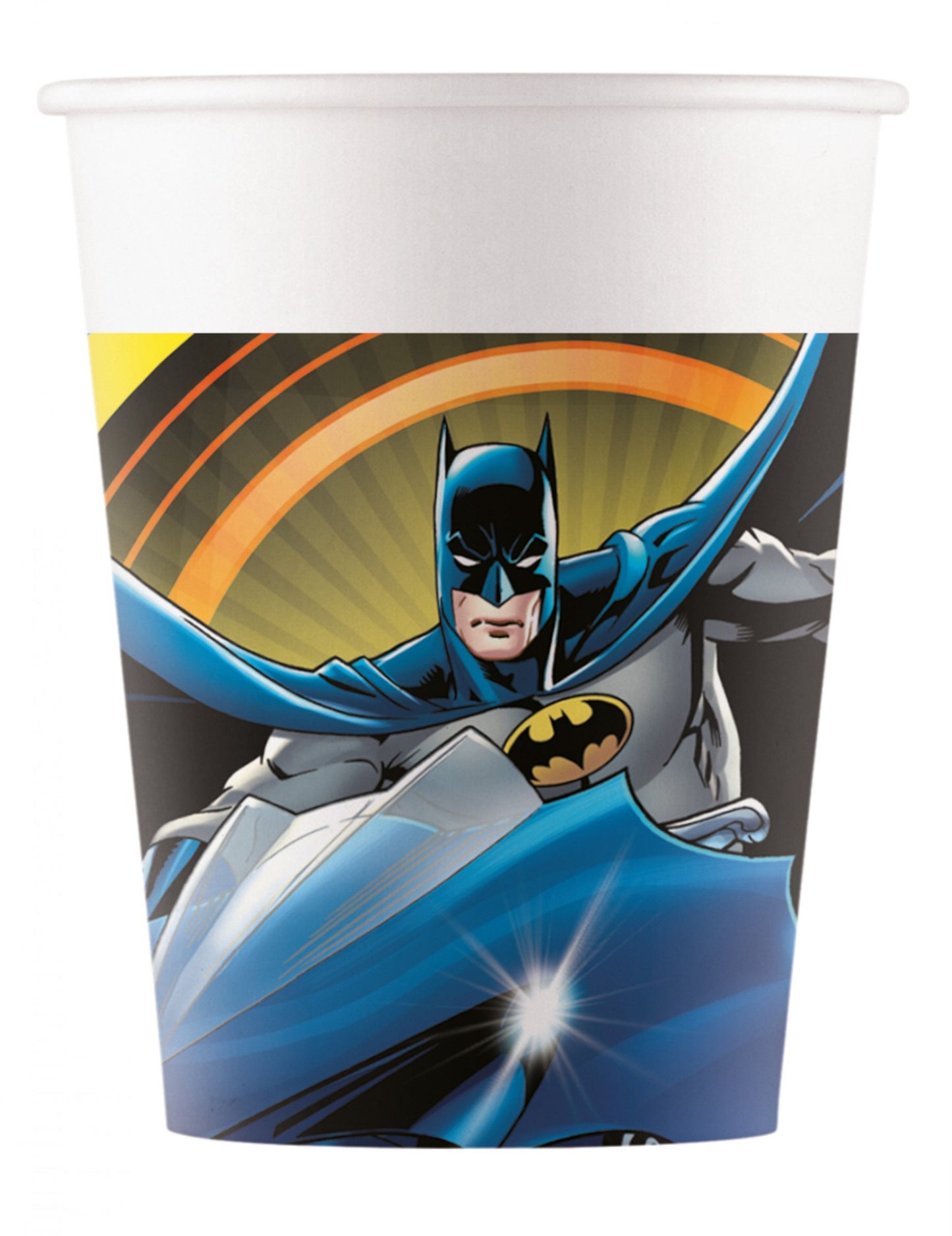 8 papírových kelímků Batman 200ml