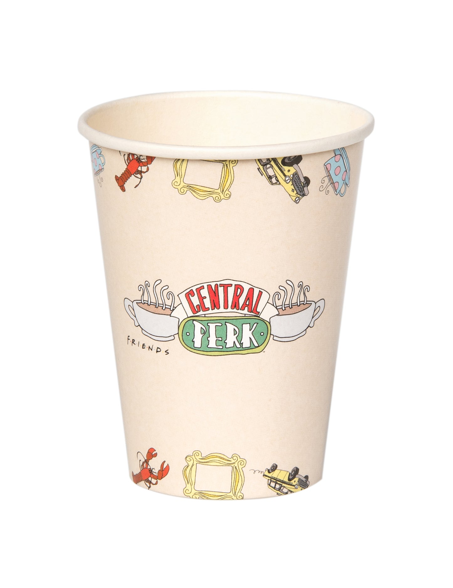 8 kartonových kelímků Friends o objemu 210 ml