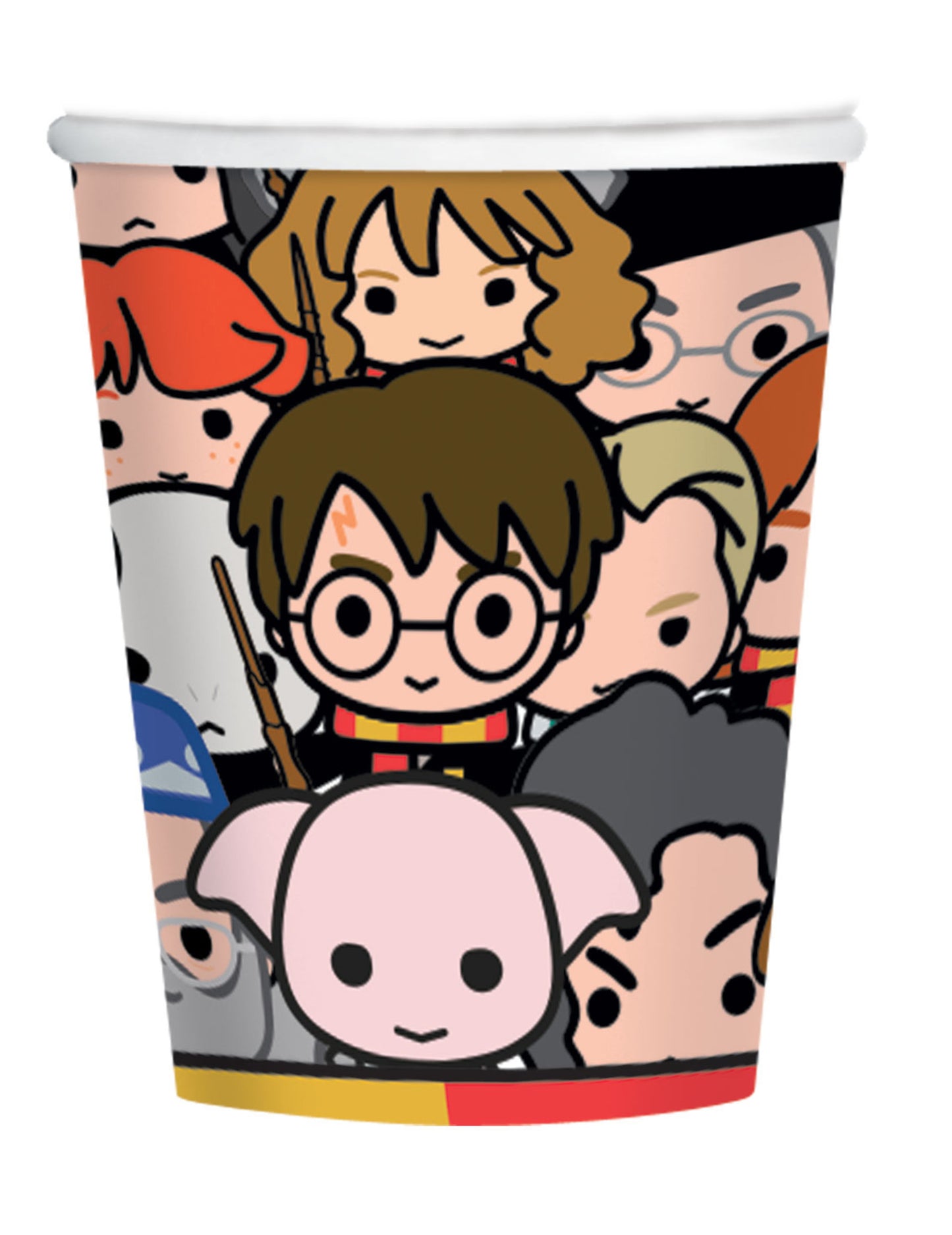8 papírových kelímků kawaii Harry Potter™ 250 ml