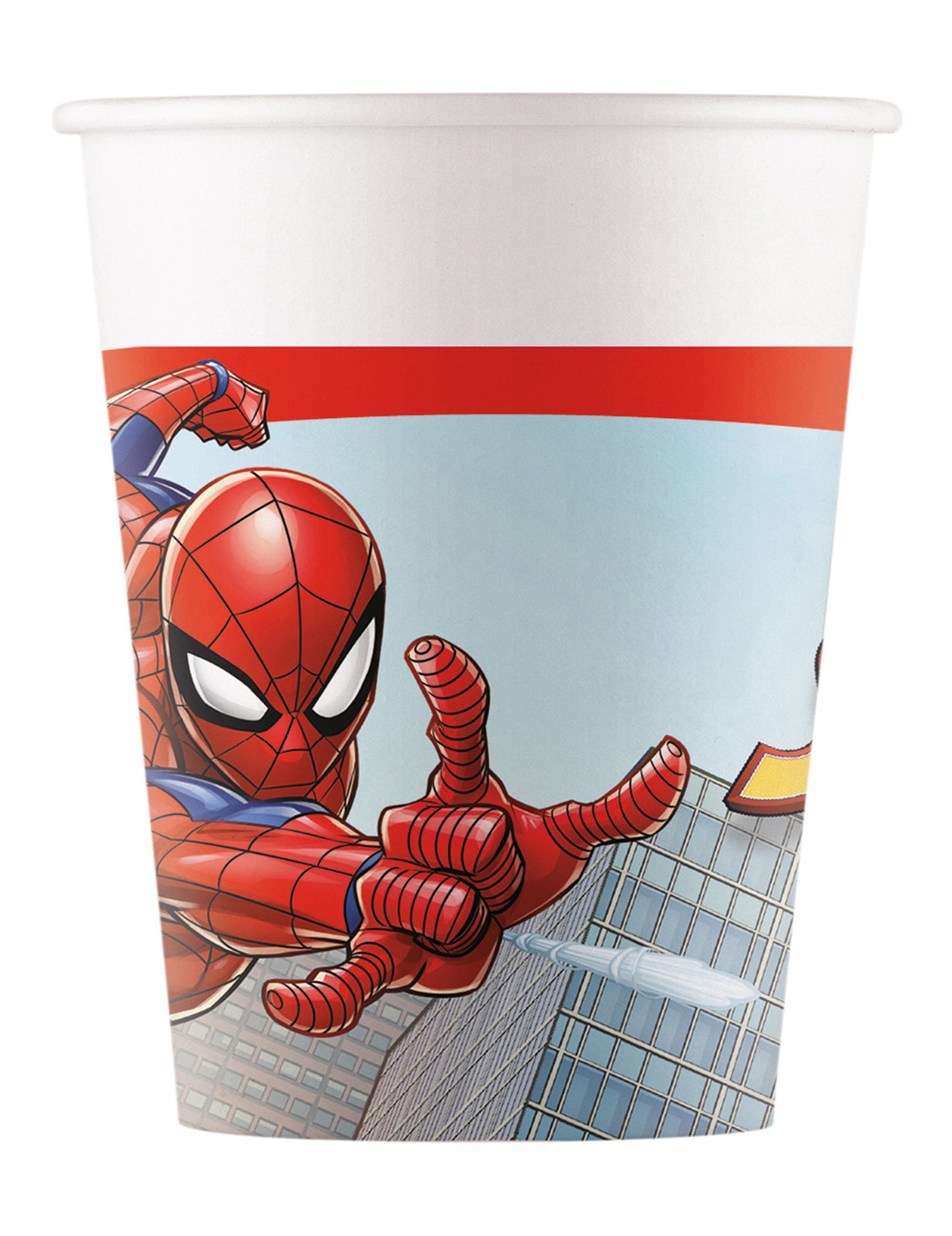 8 kartonových kelímků Spiderman 200 ml