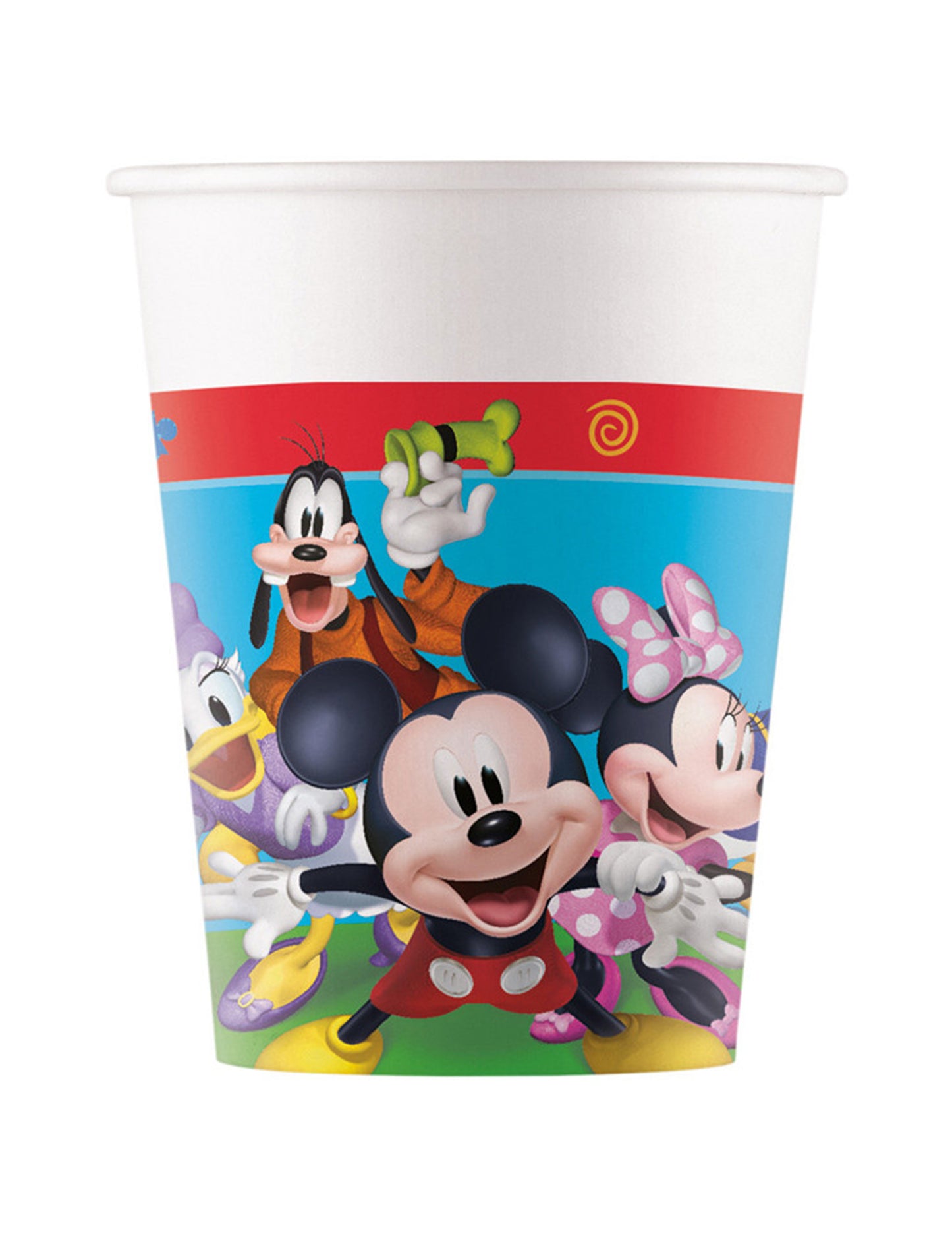 8 kartonových kelímků Mickey Mouse™ 200 ml